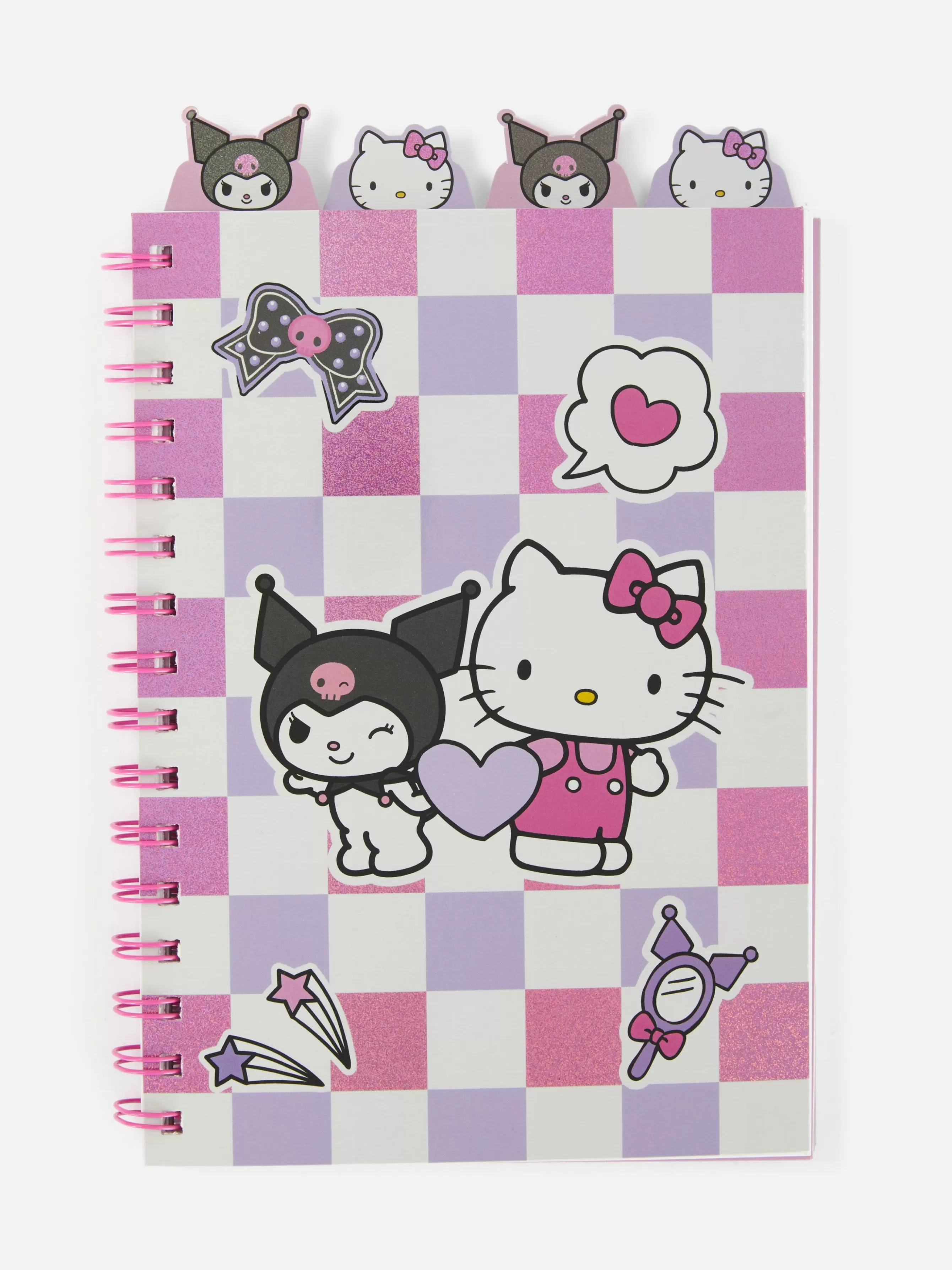 Shop Primark Carnet A5 à Onglets Hello Kitty And Friends Rouge