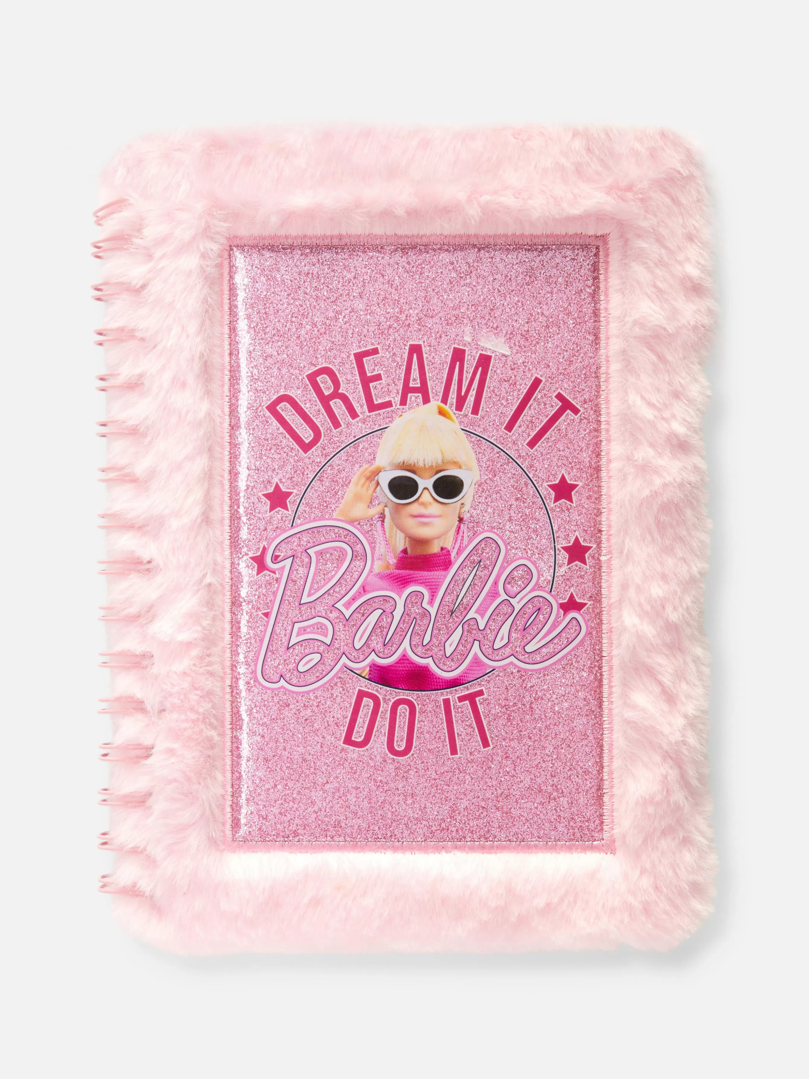 Fashion Primark Carnet En Fausse Fourrure Barbie Rose