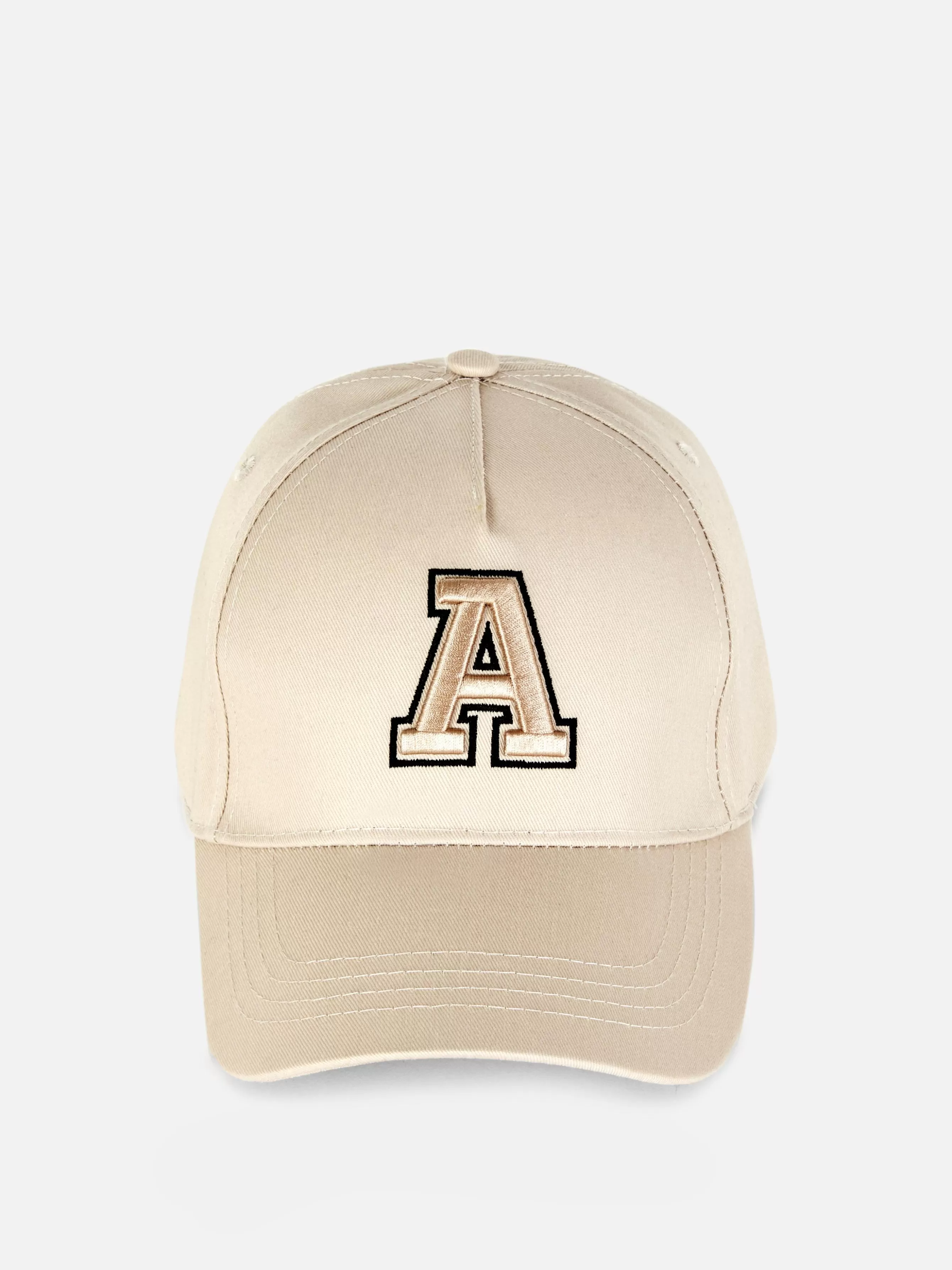 Flash Sale Primark Casquette De Baseball Avec Initiale Écru