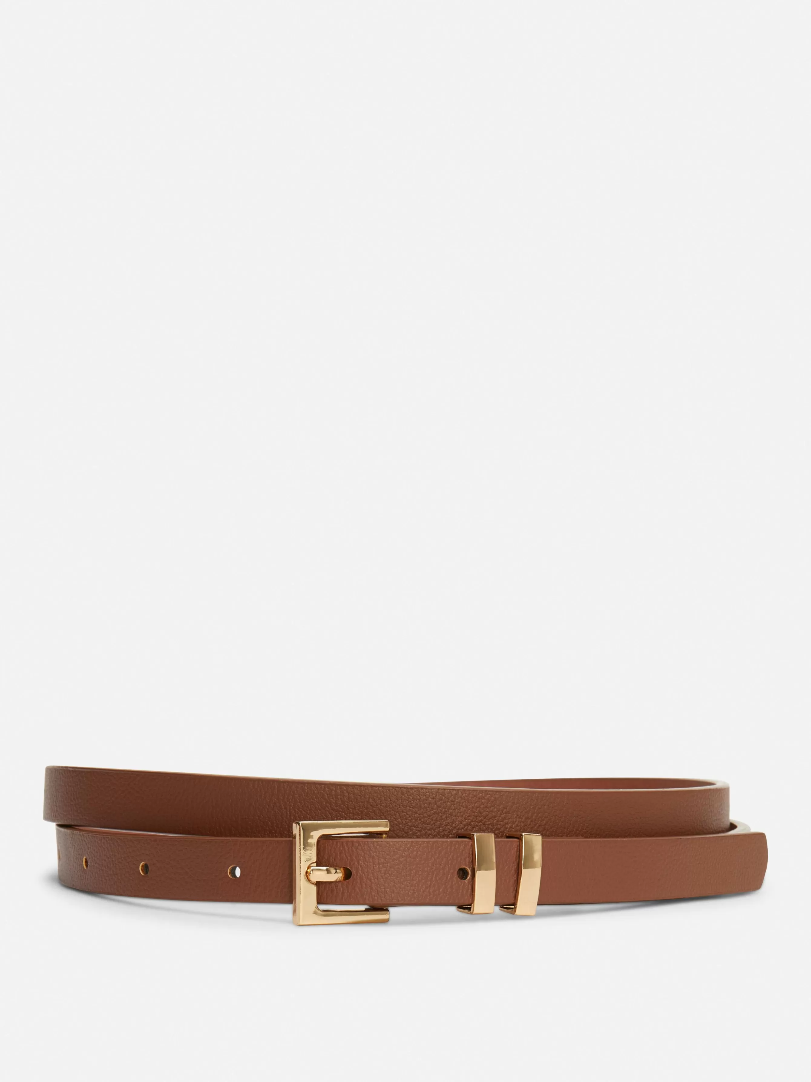 Outlet Primark Ceinture à Boucle Carrée Fauve