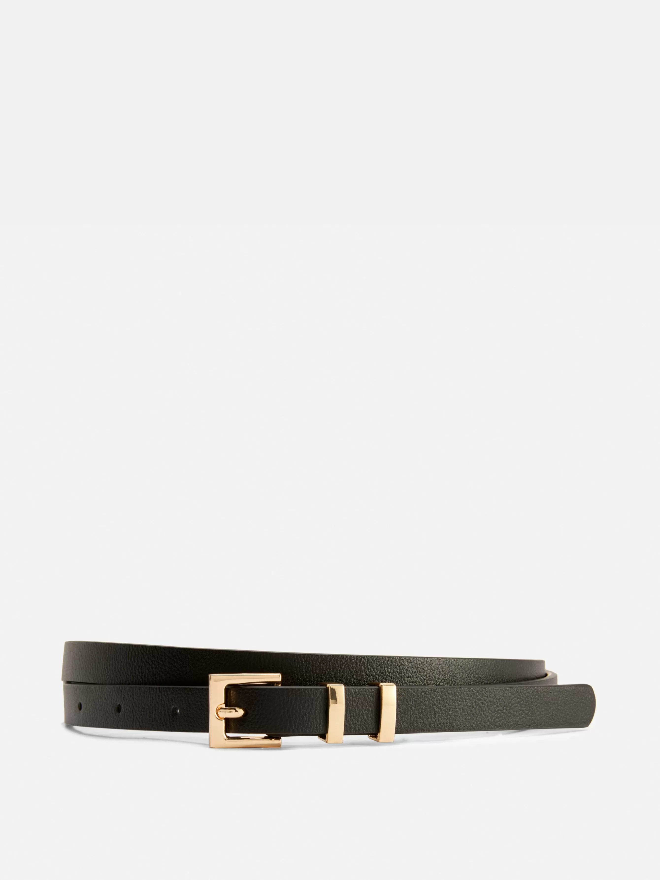 Store Primark Ceinture à Boucle Carrée Noir