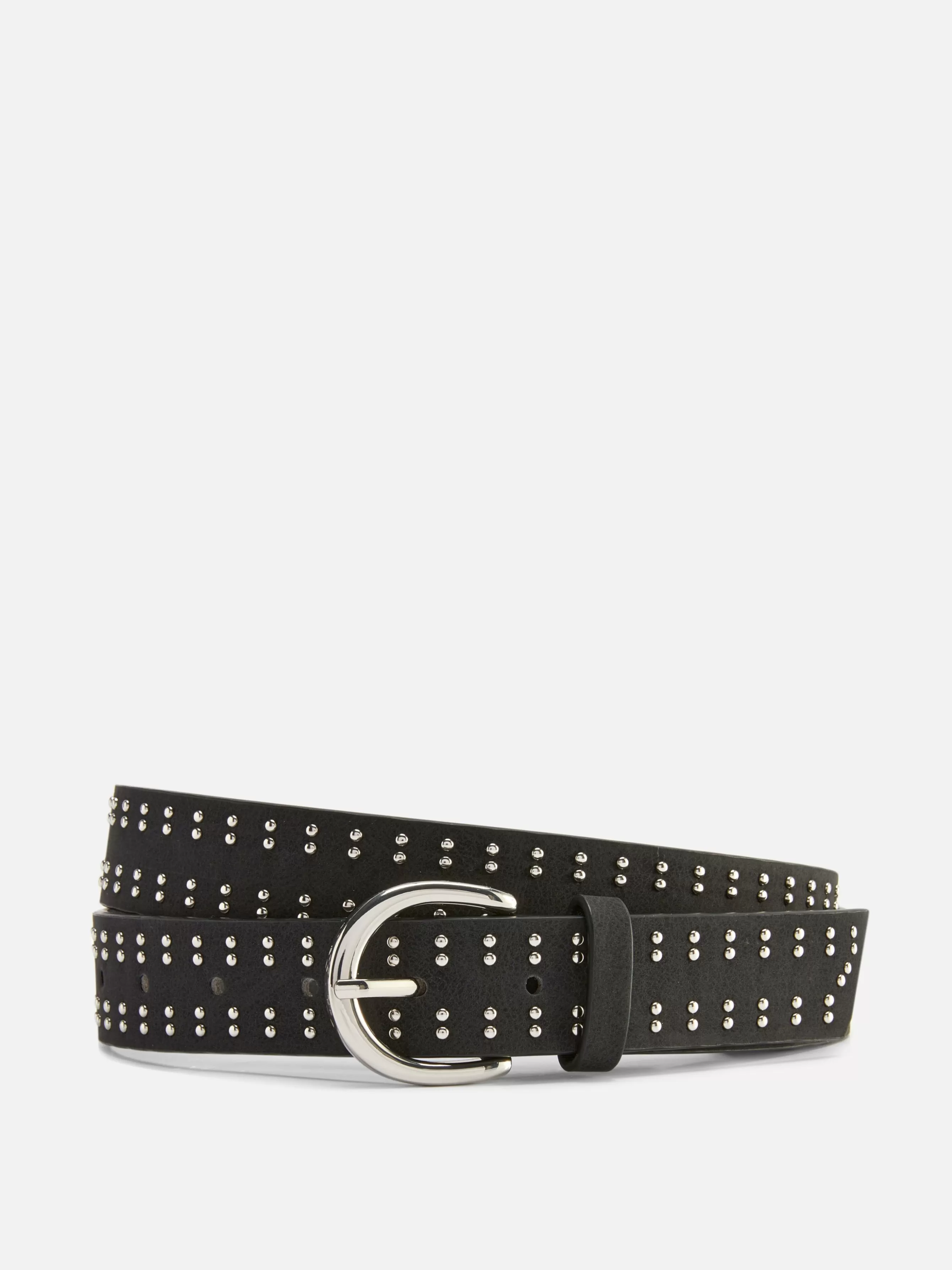 Shop Primark Ceinture à Boucle Cloutée Noir