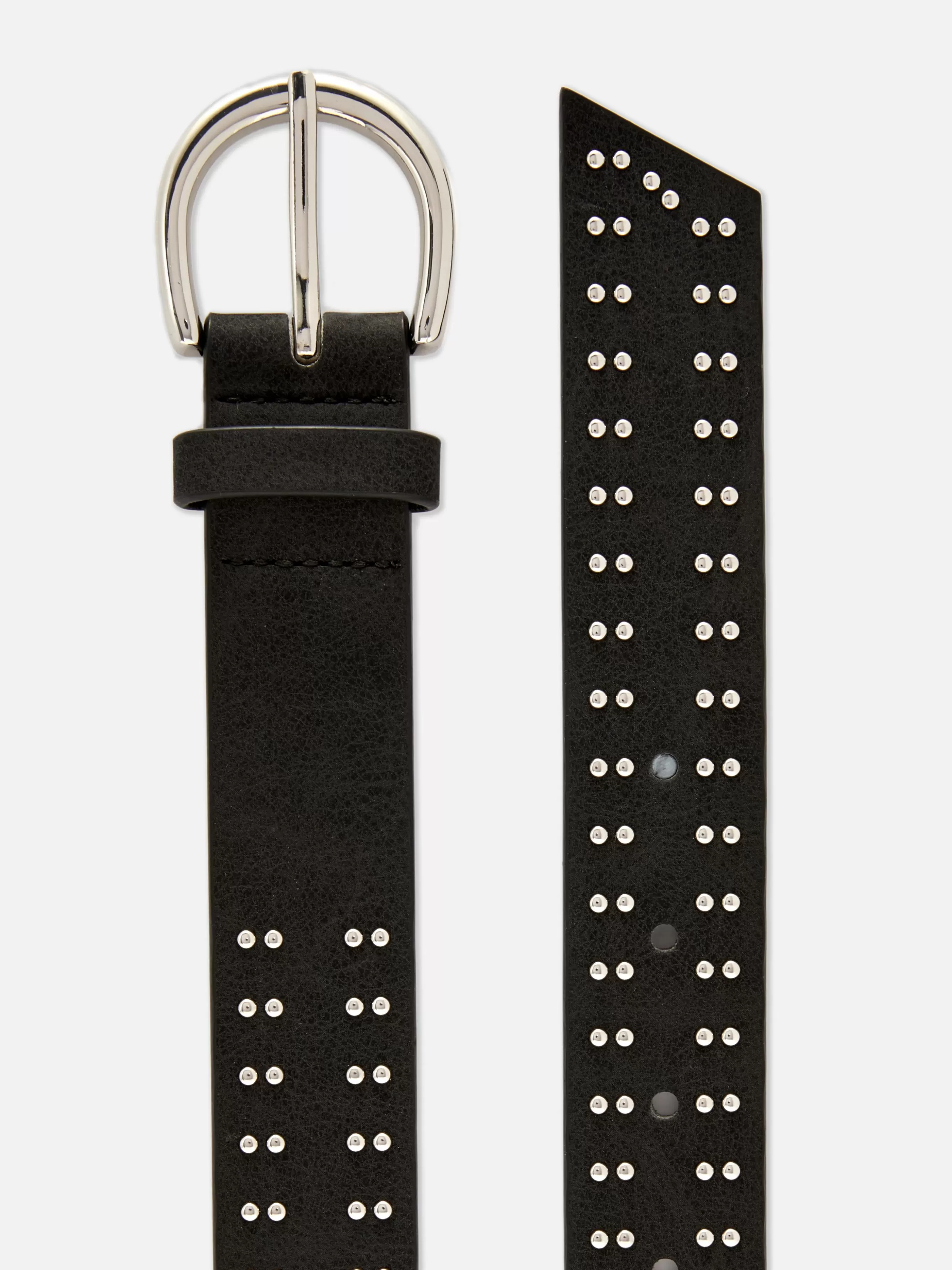 Shop Primark Ceinture à Boucle Cloutée Noir