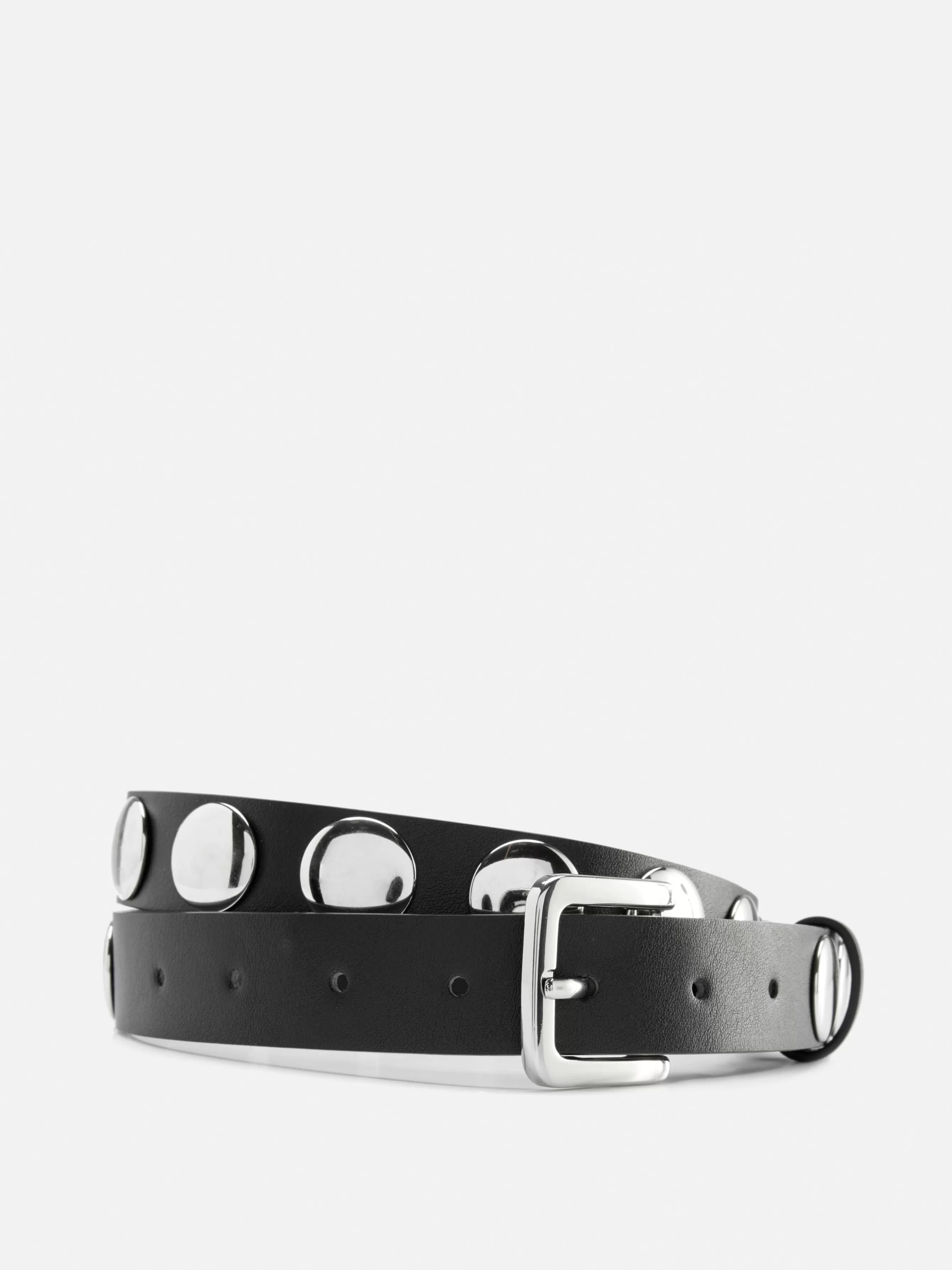 Fashion Primark Ceinture à Clous Ronds Noir