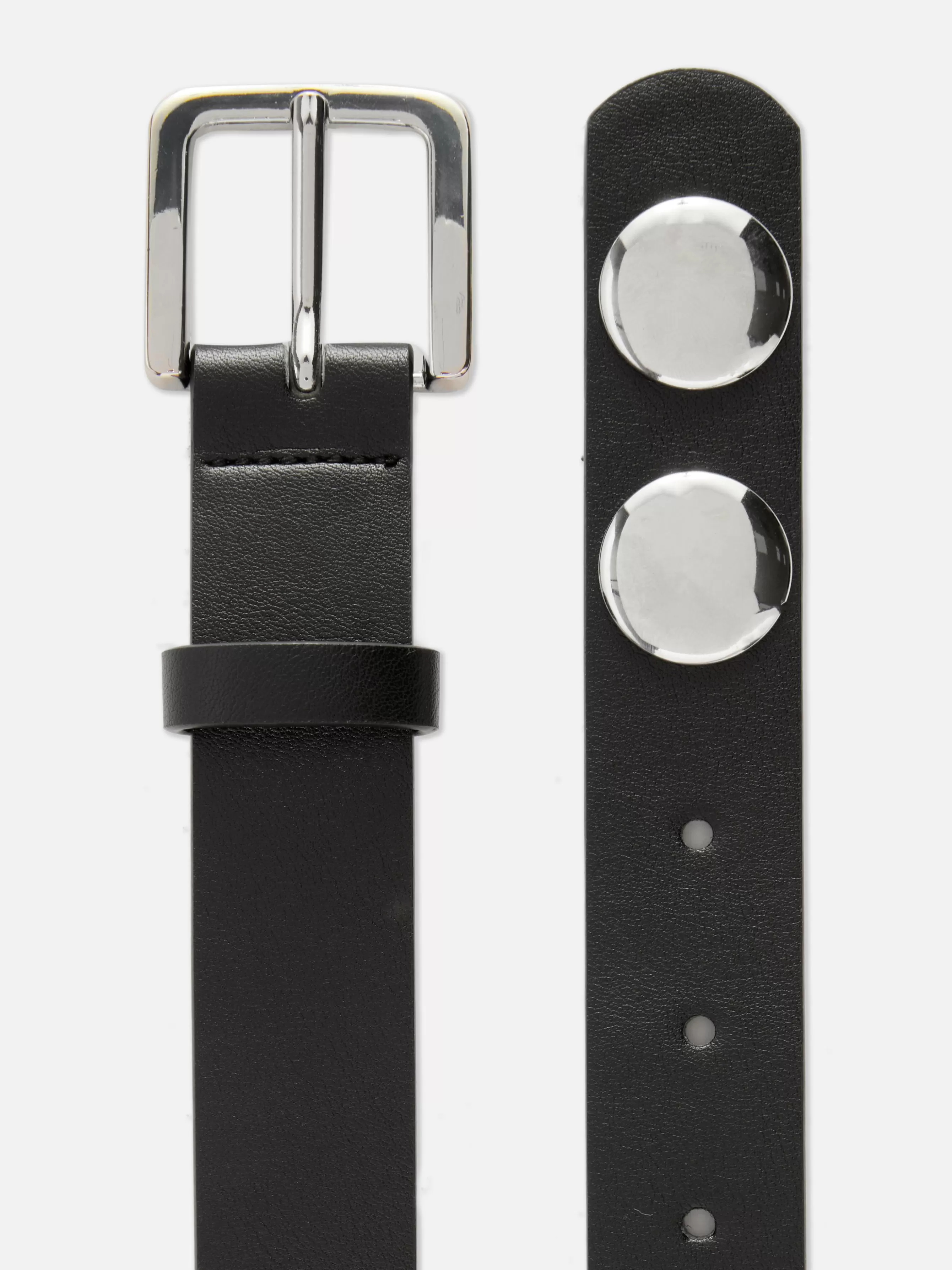 Fashion Primark Ceinture à Clous Ronds Noir