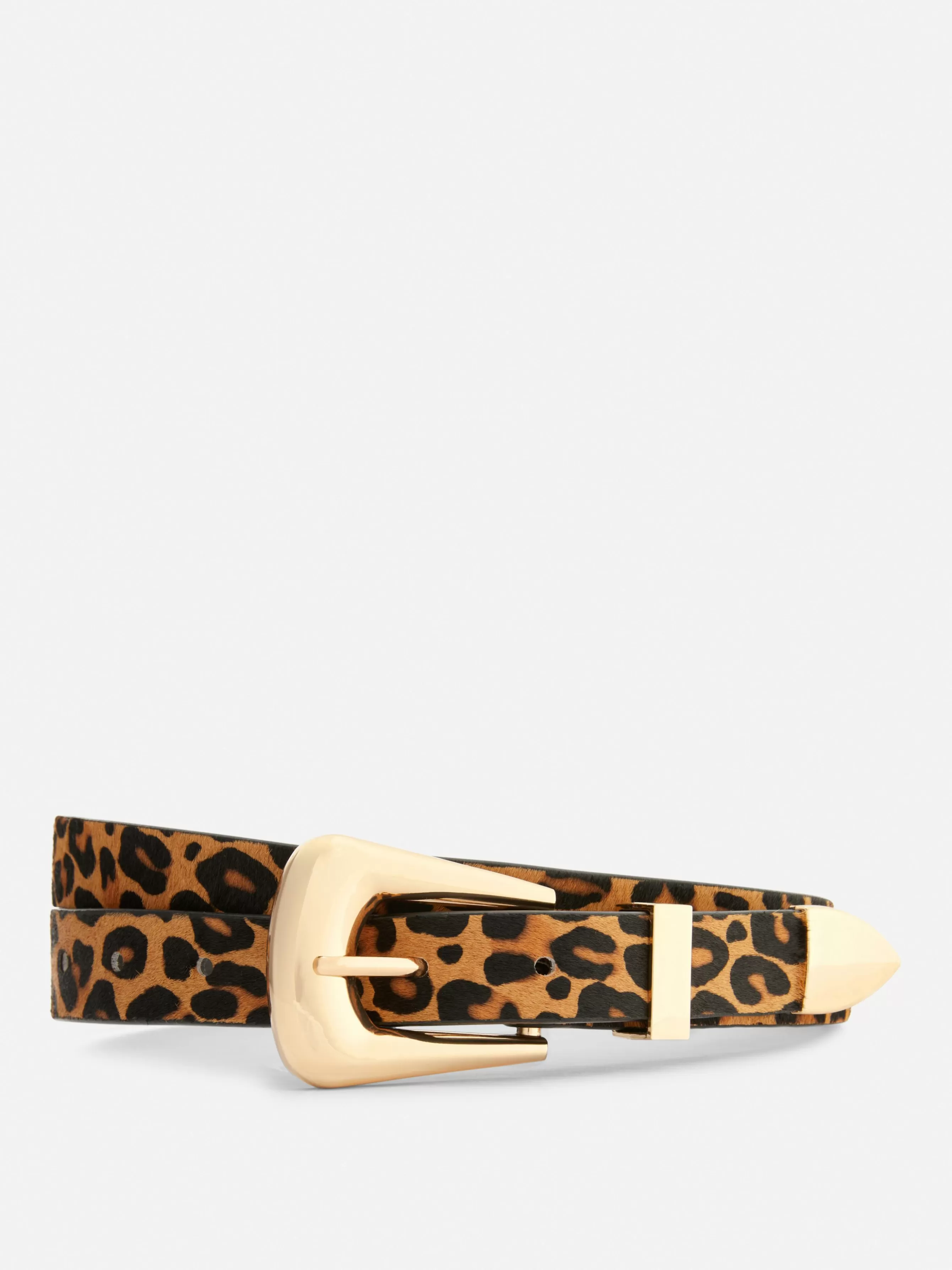 Discount Primark Ceinture Texturée à Motif Léopard Multicolore