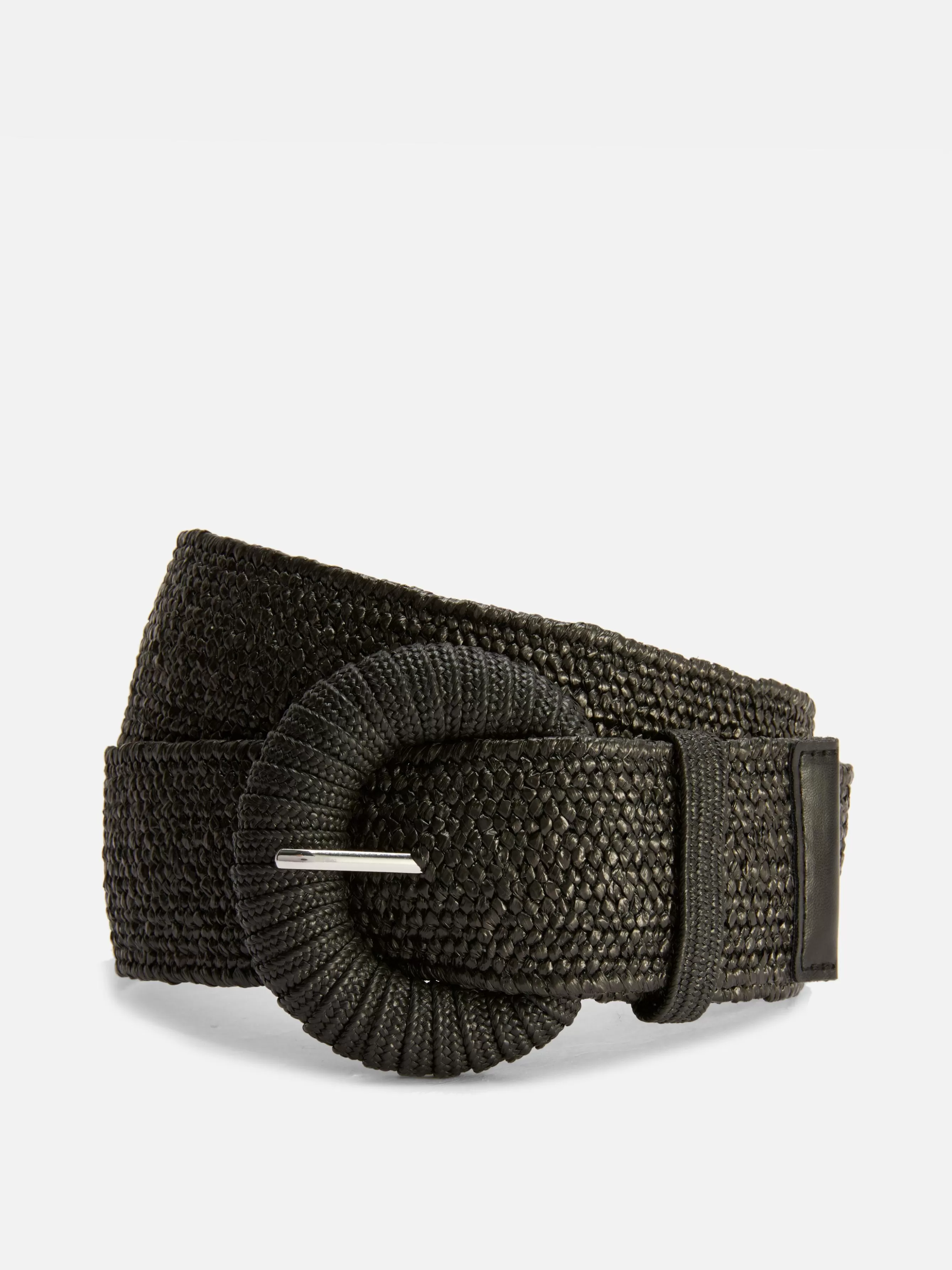 Best Primark Ceinture Tissée à Boucle Noir