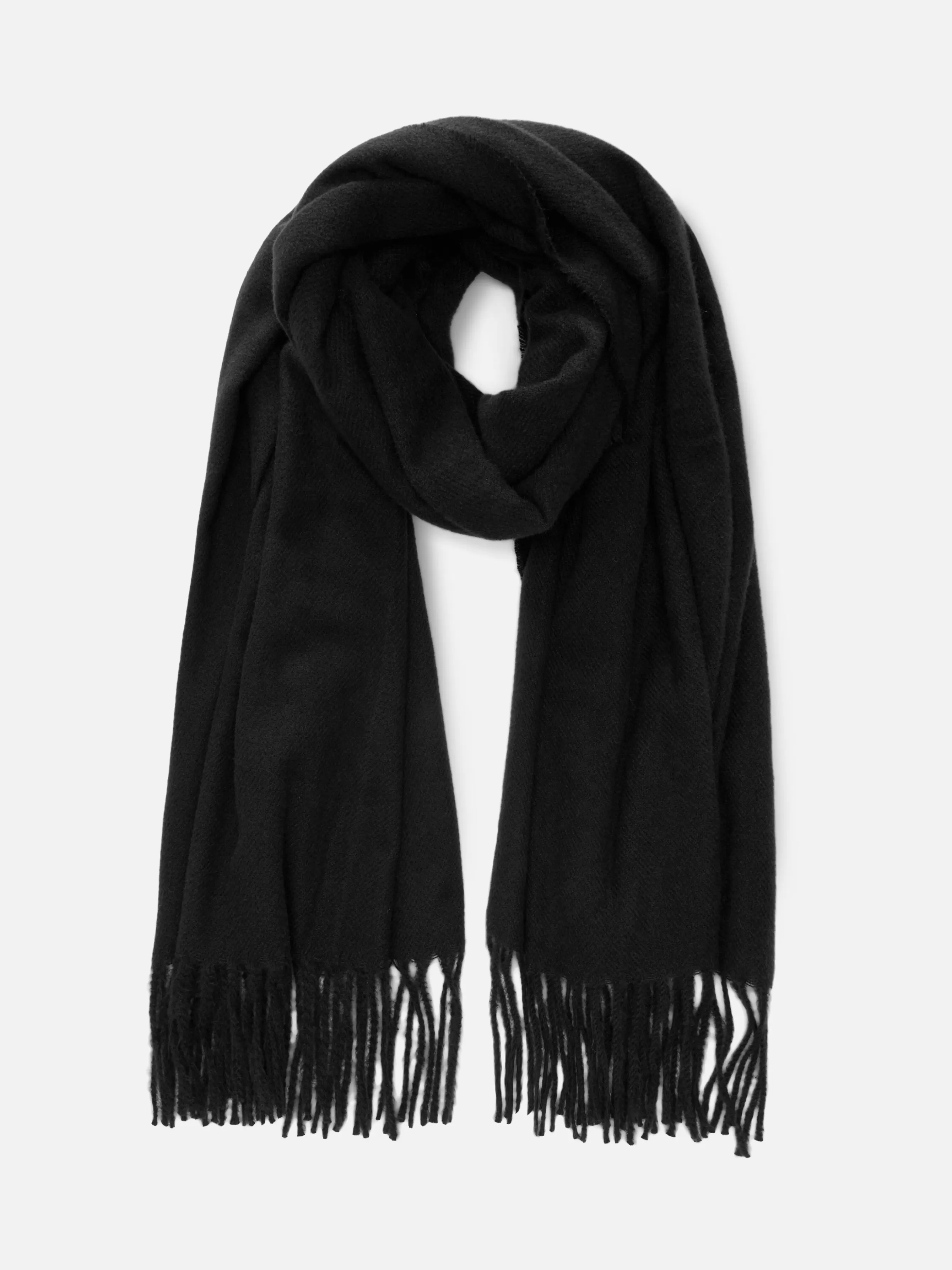 Clearance Primark Écharpe Bordée De Pampilles Essential Noir