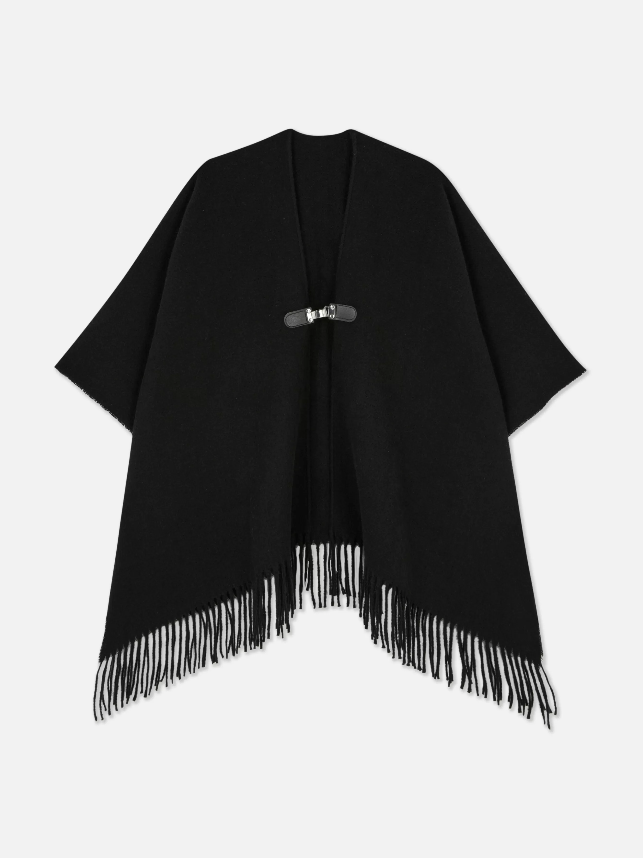 Store Primark Écharpe Façon Cape à Fermeture Crochet Noir