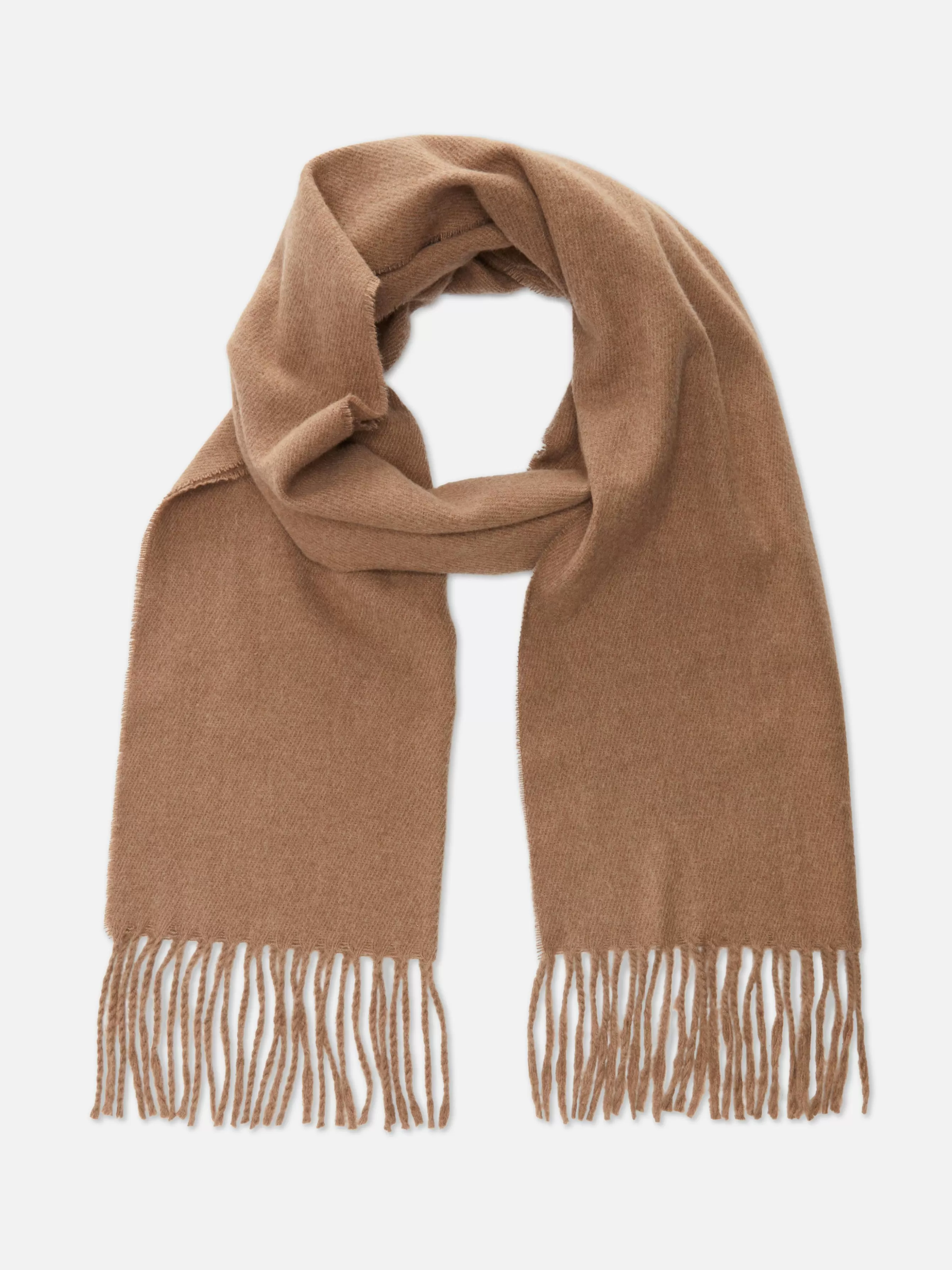 Flash Sale Primark Écharpe Tissée à Pampilles Camel