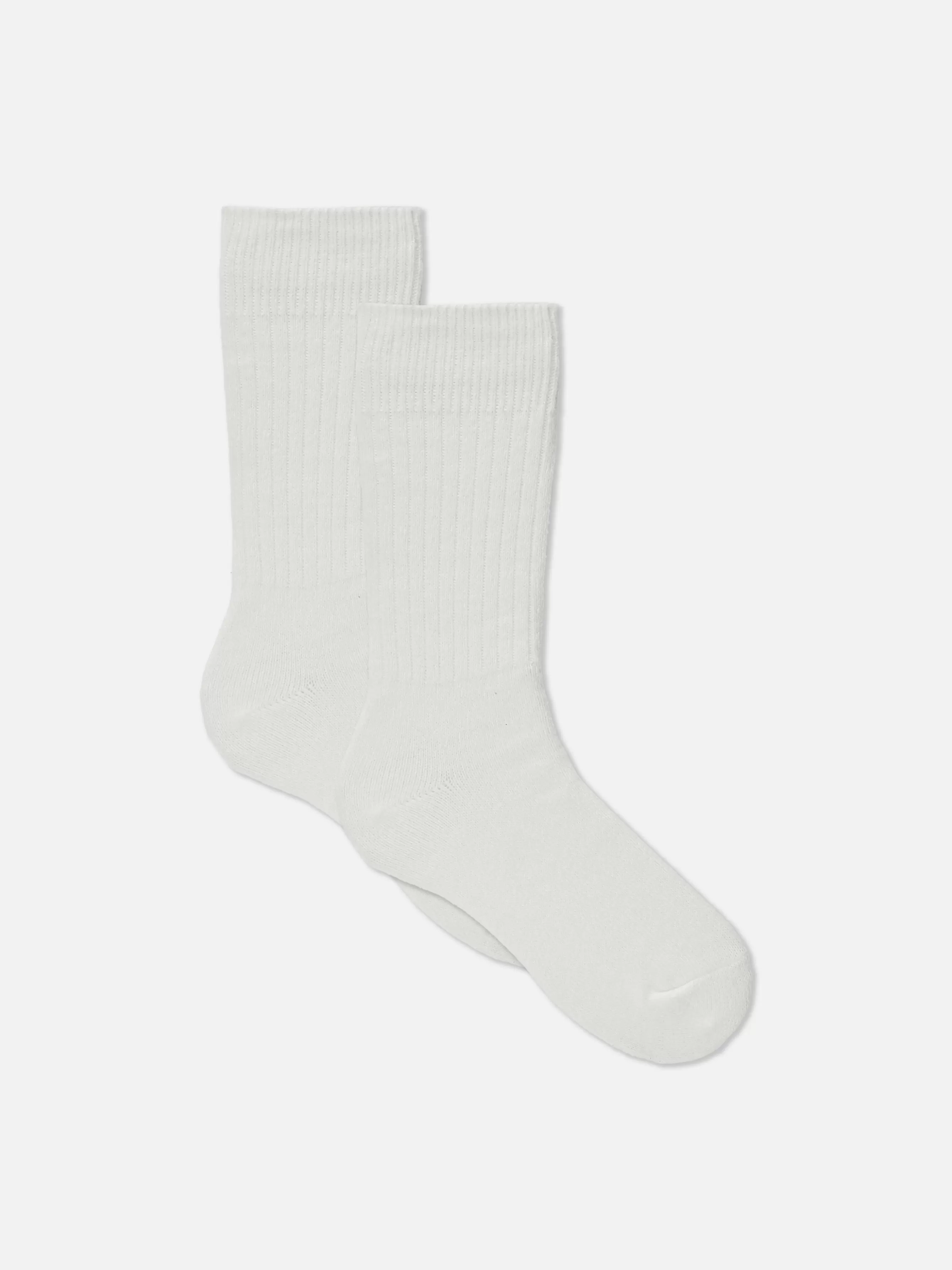 Outlet Primark Chaussettes Côtelées Ivoire