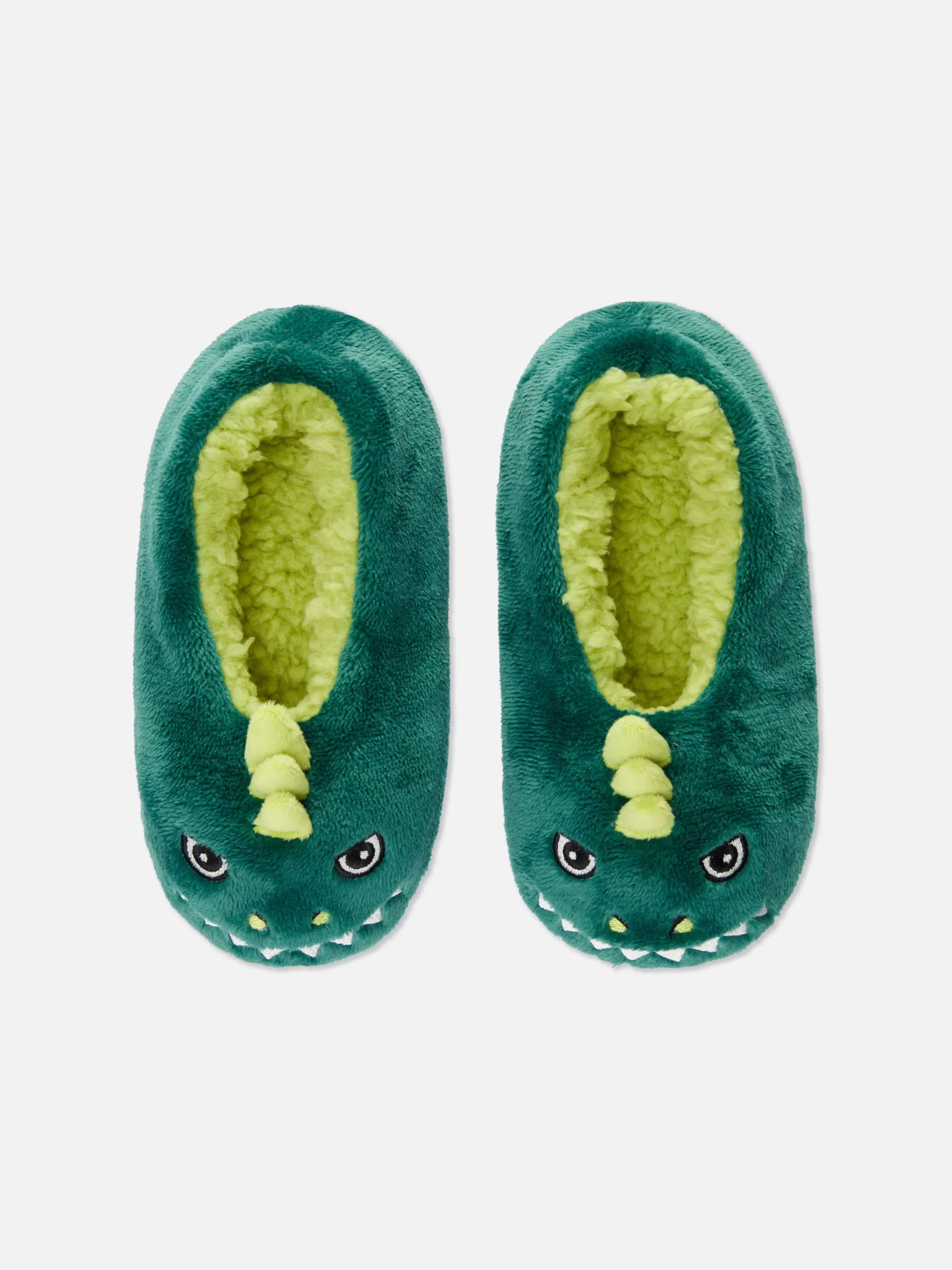 Hot Primark Chaussons à Motif Dinosaure Vert