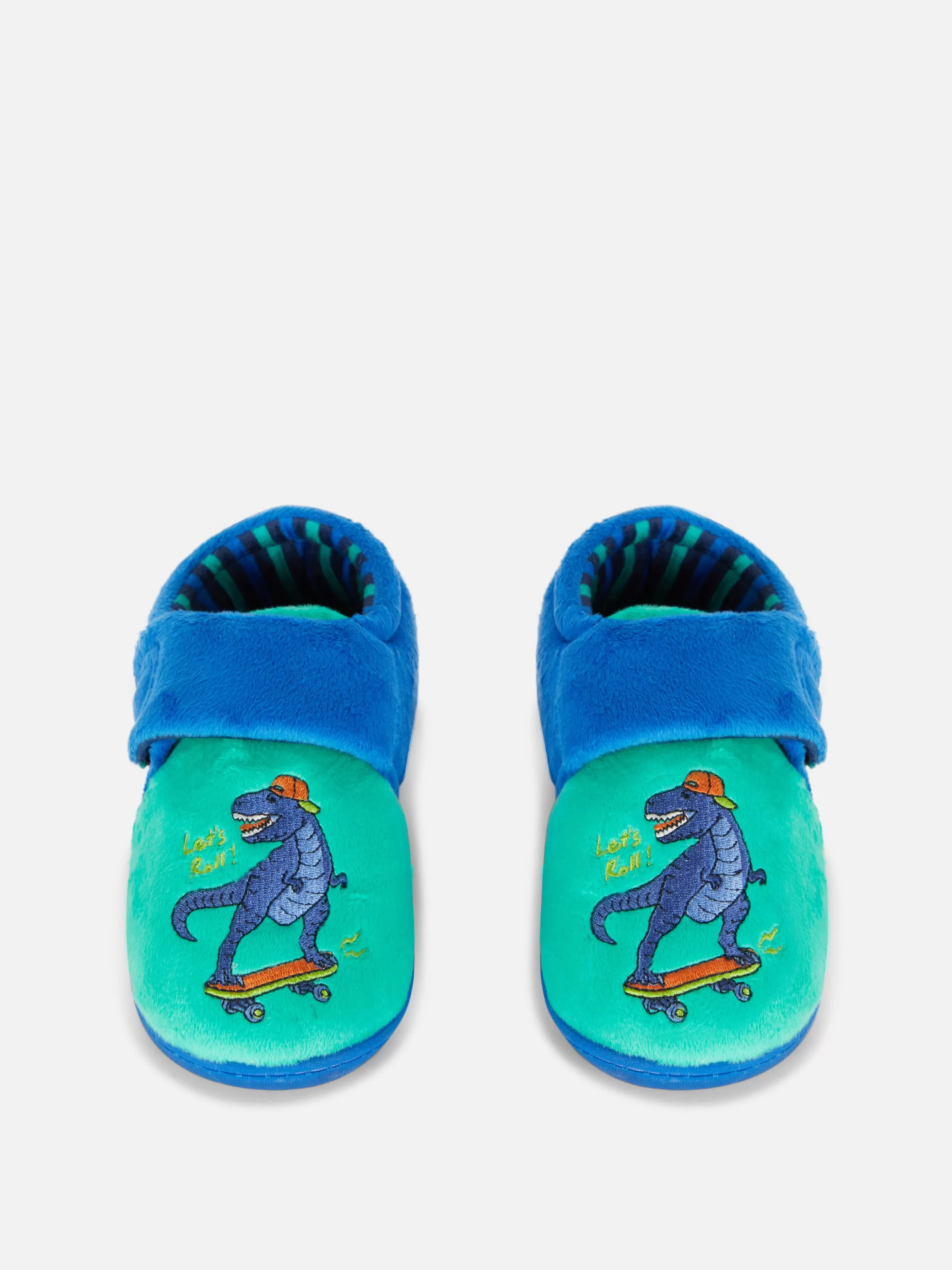 Best Sale Primark Chaussons à Semelle épaisse Et Motif Dinosaure Multicolore