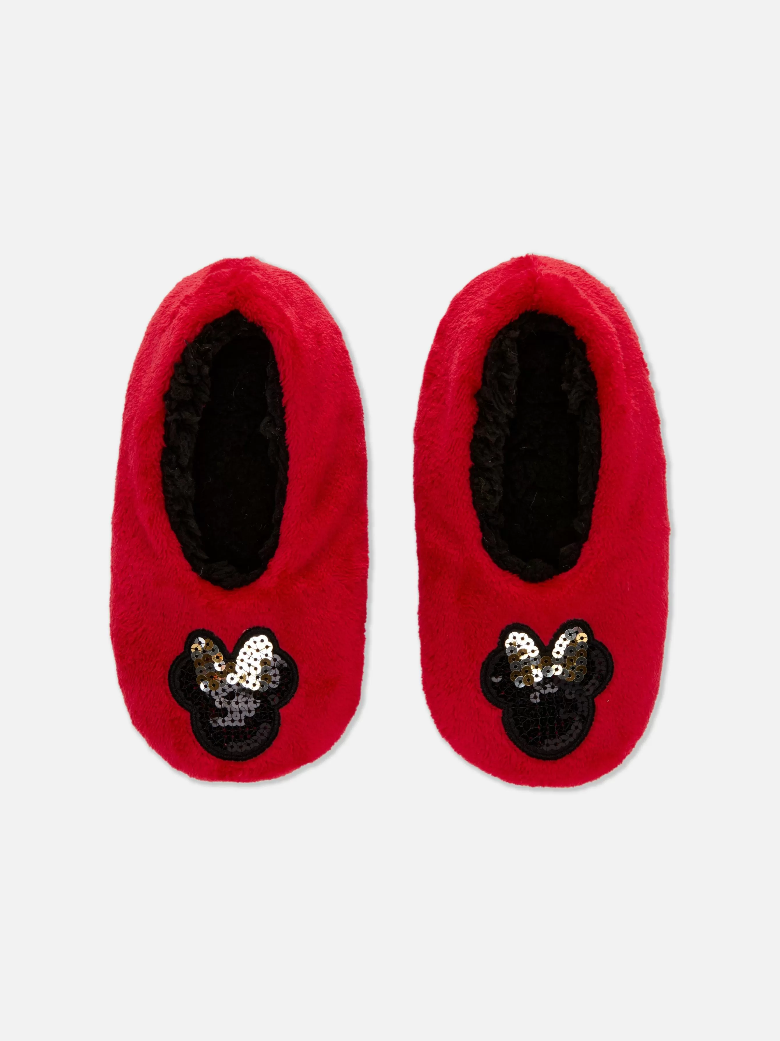 Shop Primark Chaussons Disney Minnie Mouse Rouge