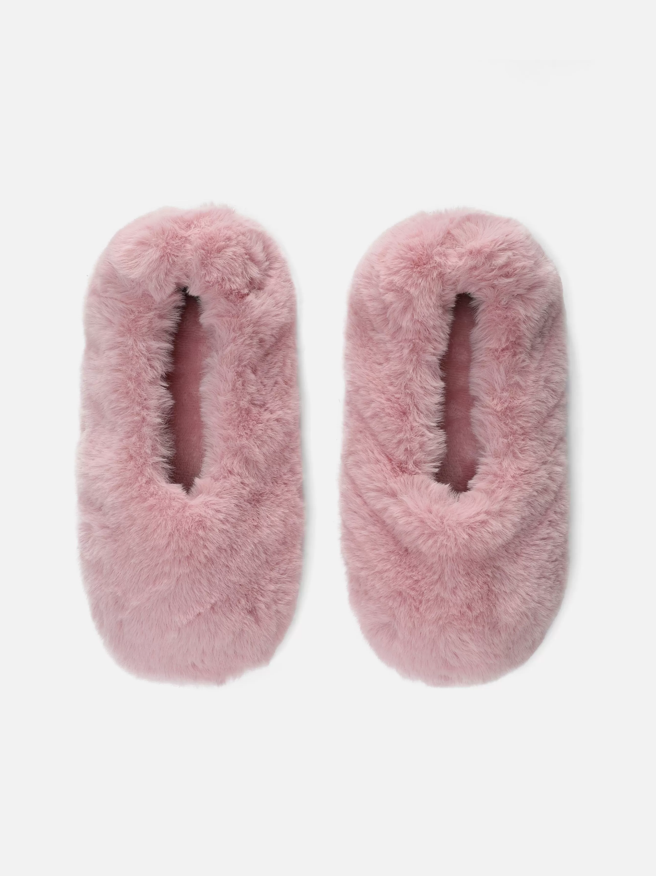 Sale Primark Chaussons Duveteux Rose