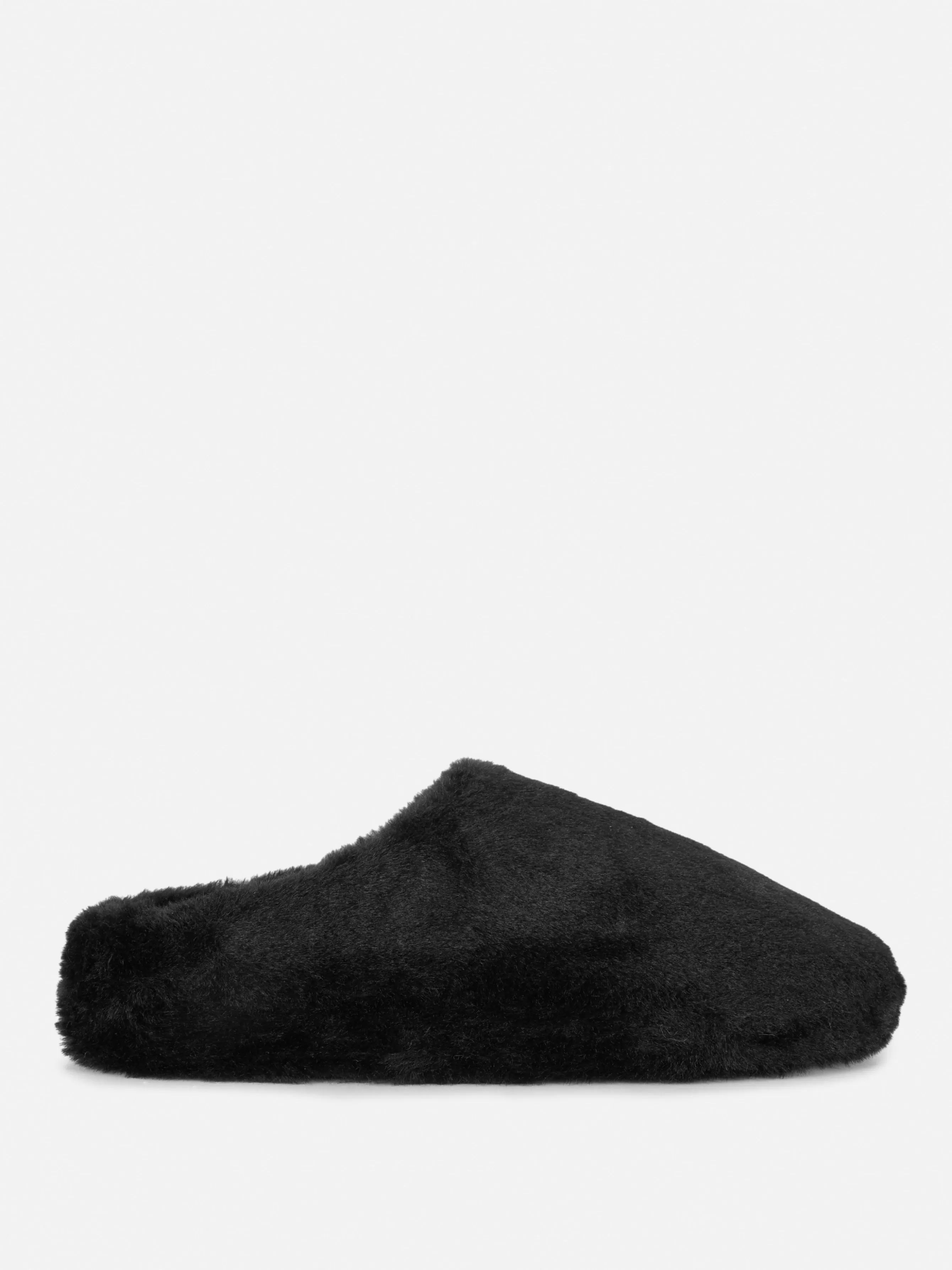 Cheap Primark Chaussons En Fausse Fourrure Noir