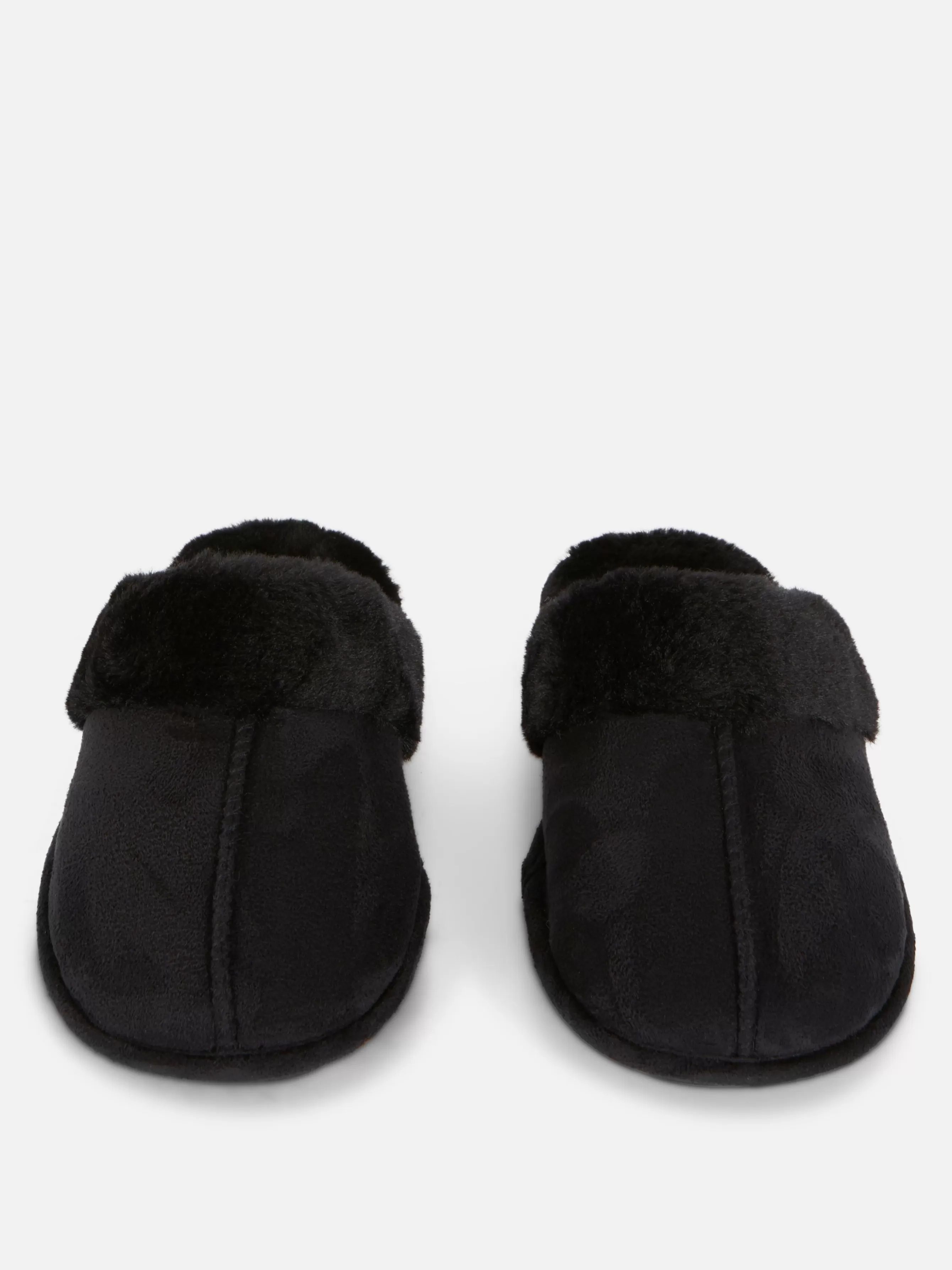 Cheap Primark Chaussons En Suédine Noir