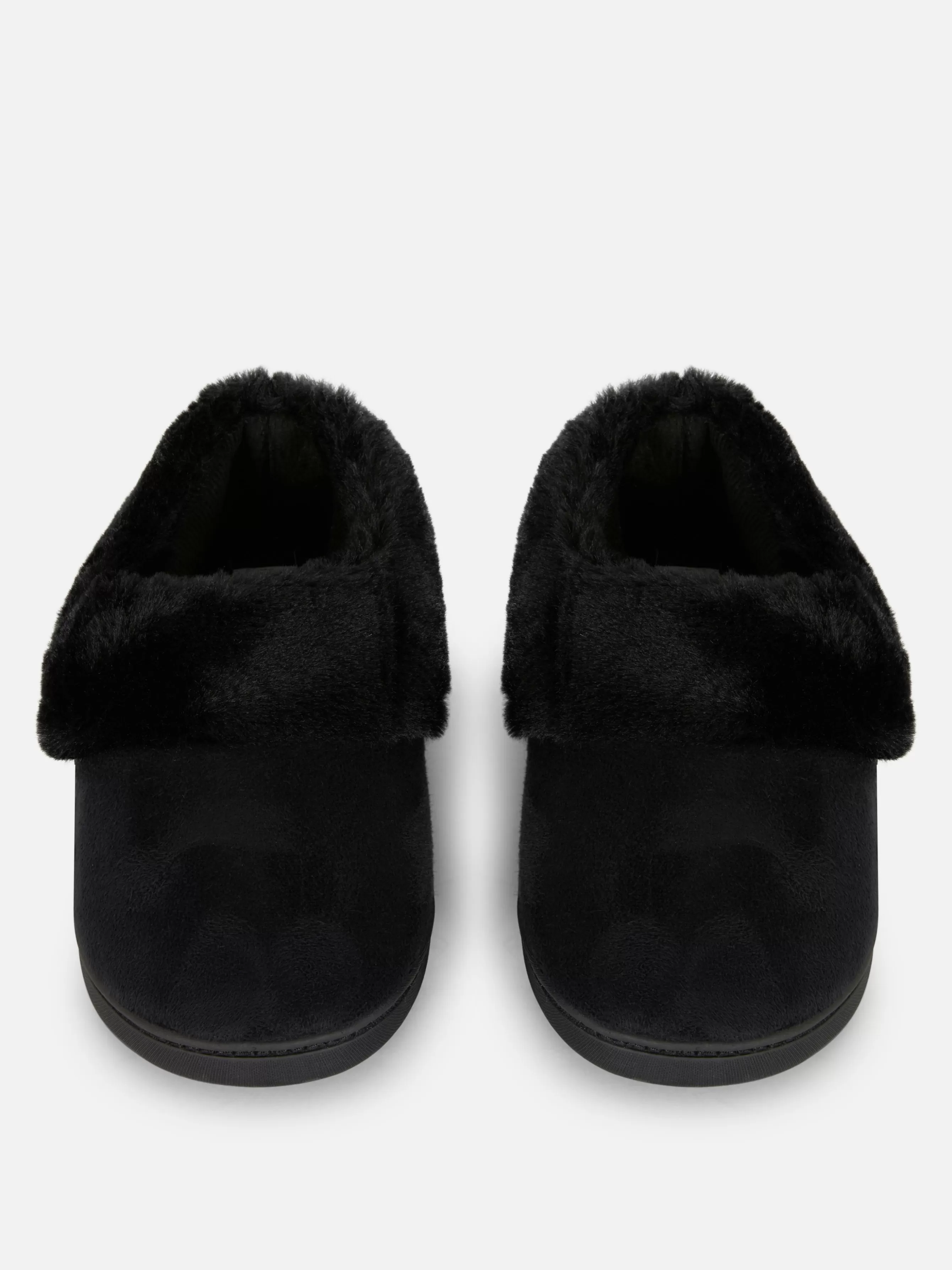 Flash Sale Primark Chaussons Mocassins Doublés En Fausse Fourrure Noir