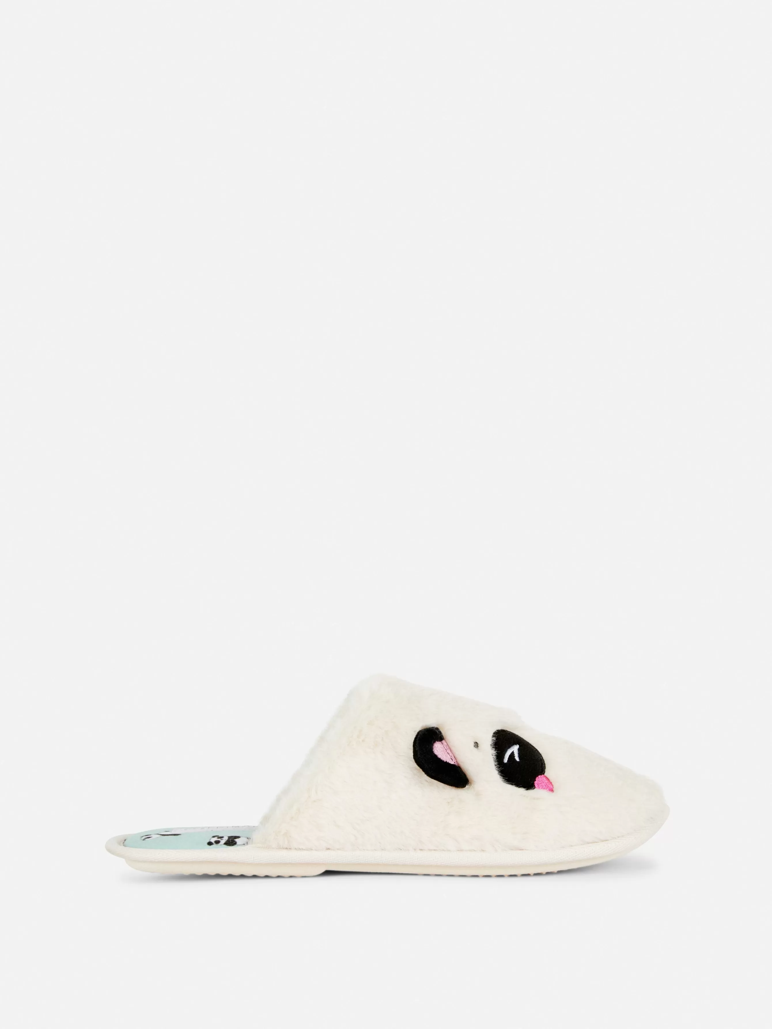 Best Sale Primark Chaussons Mules à Motif Panda En 3D Sable