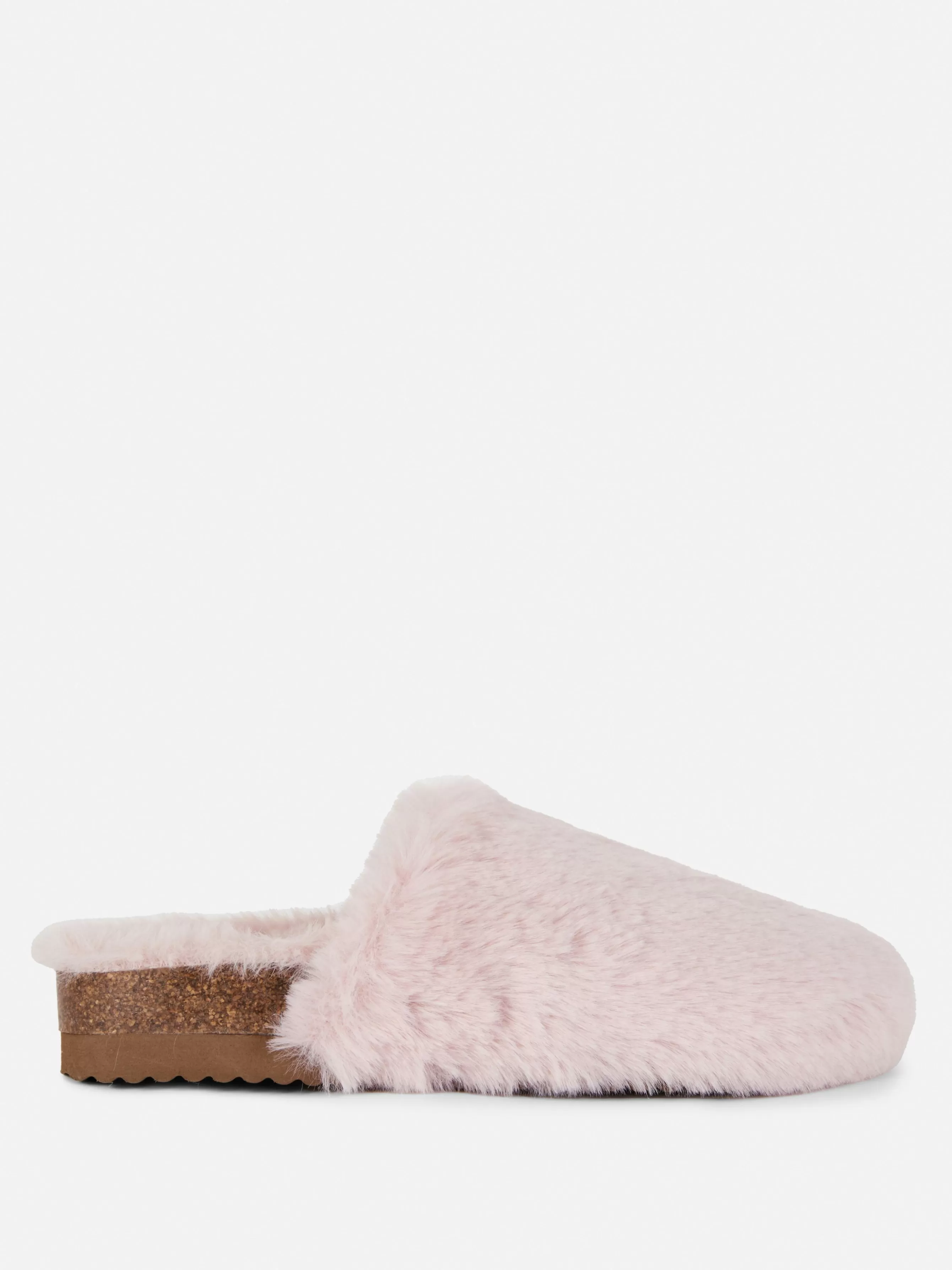 Best Sale Primark Chaussons Mules Duveteux Rose