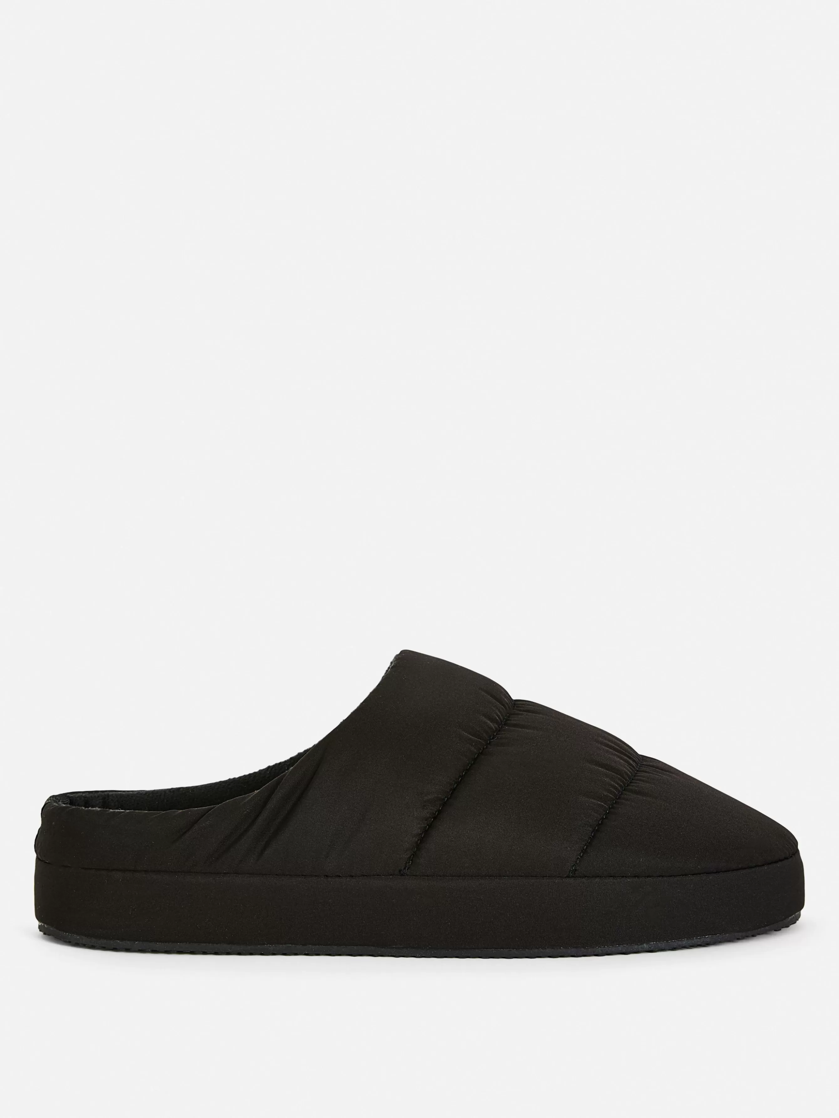 Outlet Primark Chaussons Mules Matelassés Noir