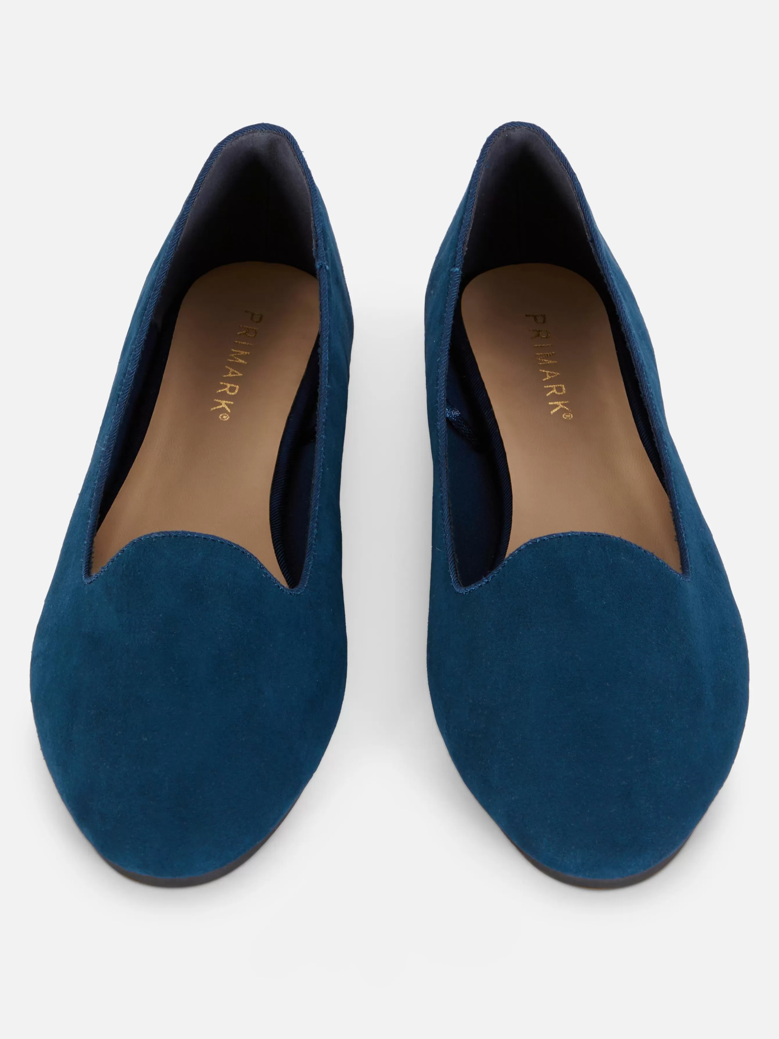 Hot Primark Chaussons-ballerines En Suédine Bleu marine