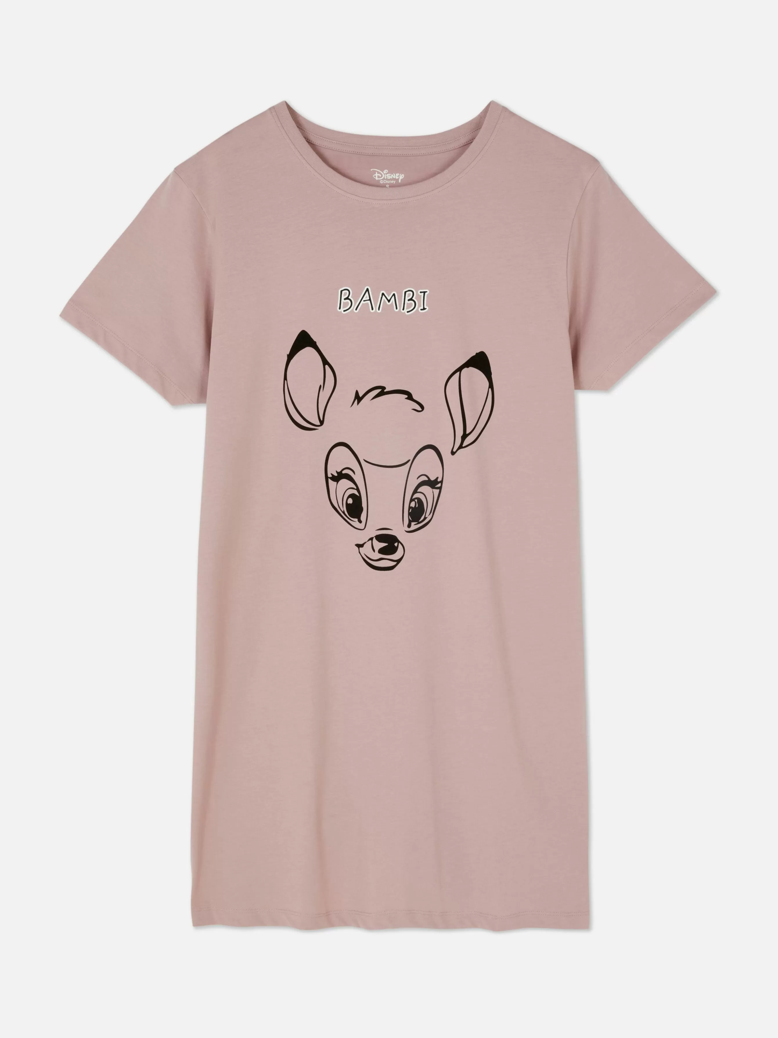 Fashion Primark Chemise De Nuit à Imprimé Disney Bambi Moka