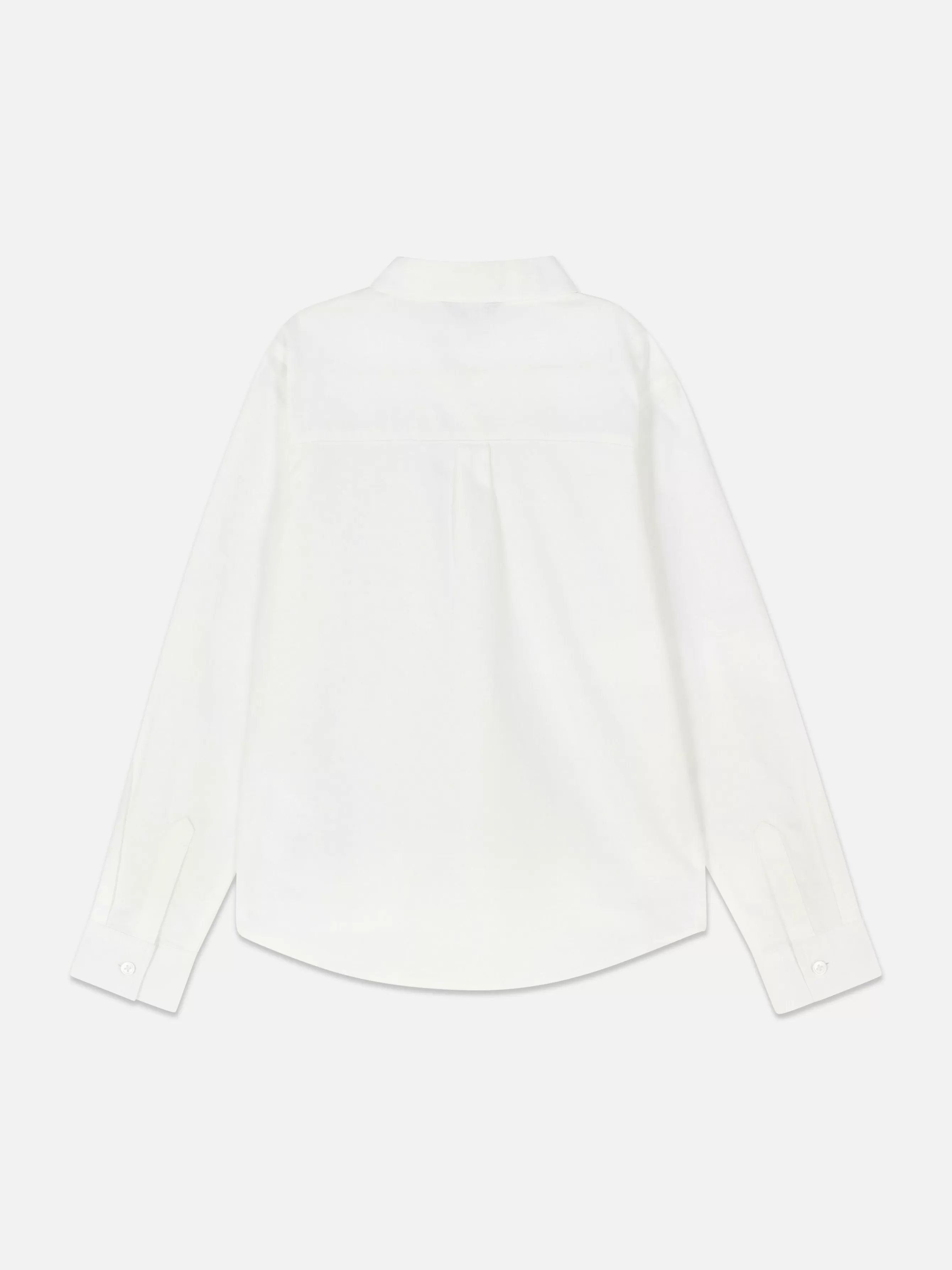 Flash Sale Primark Chemise Oxford à Manches Longues Pour Ado Blanc