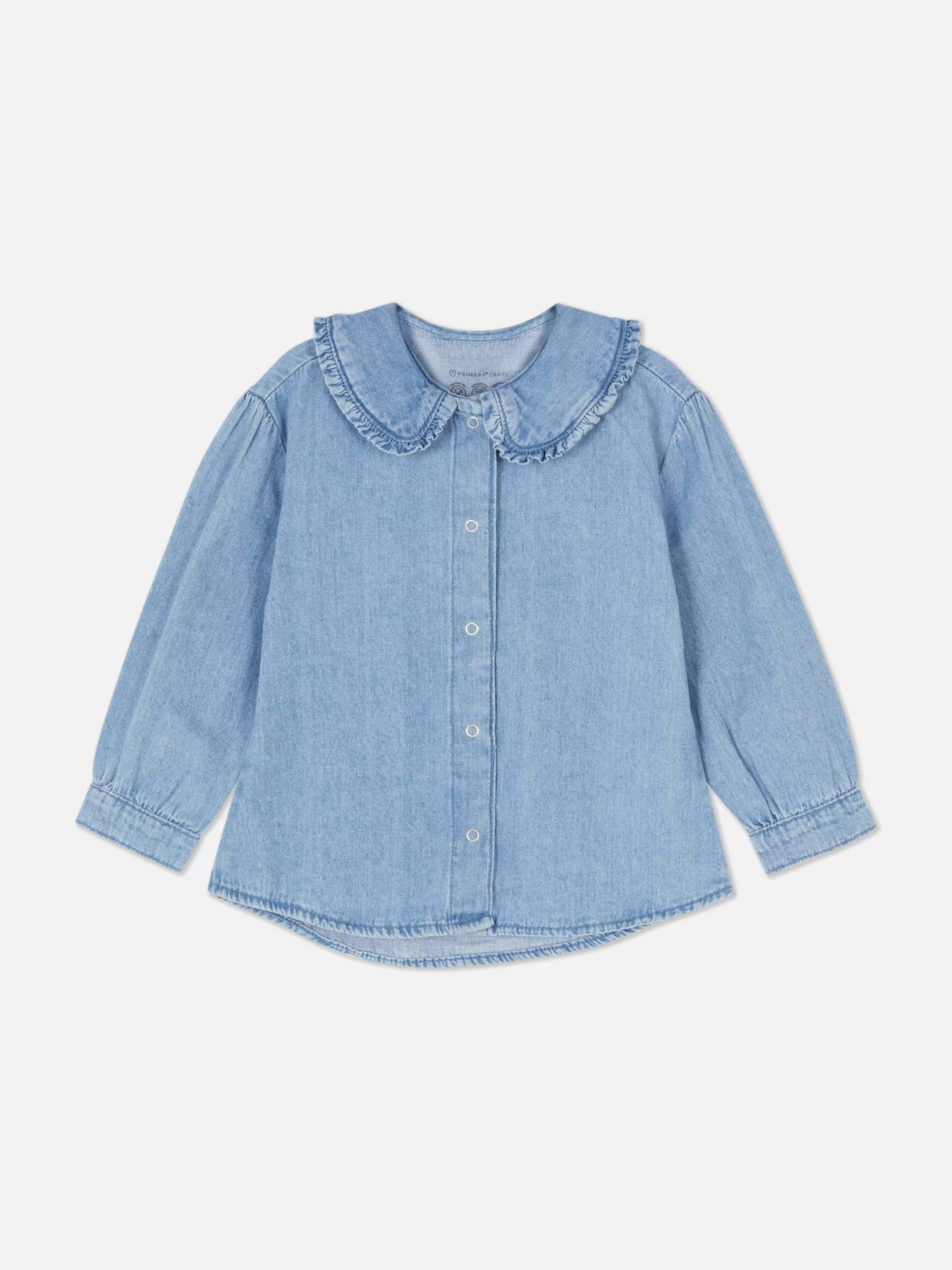 Discount Primark Chemisier En Denim à Col Bleu