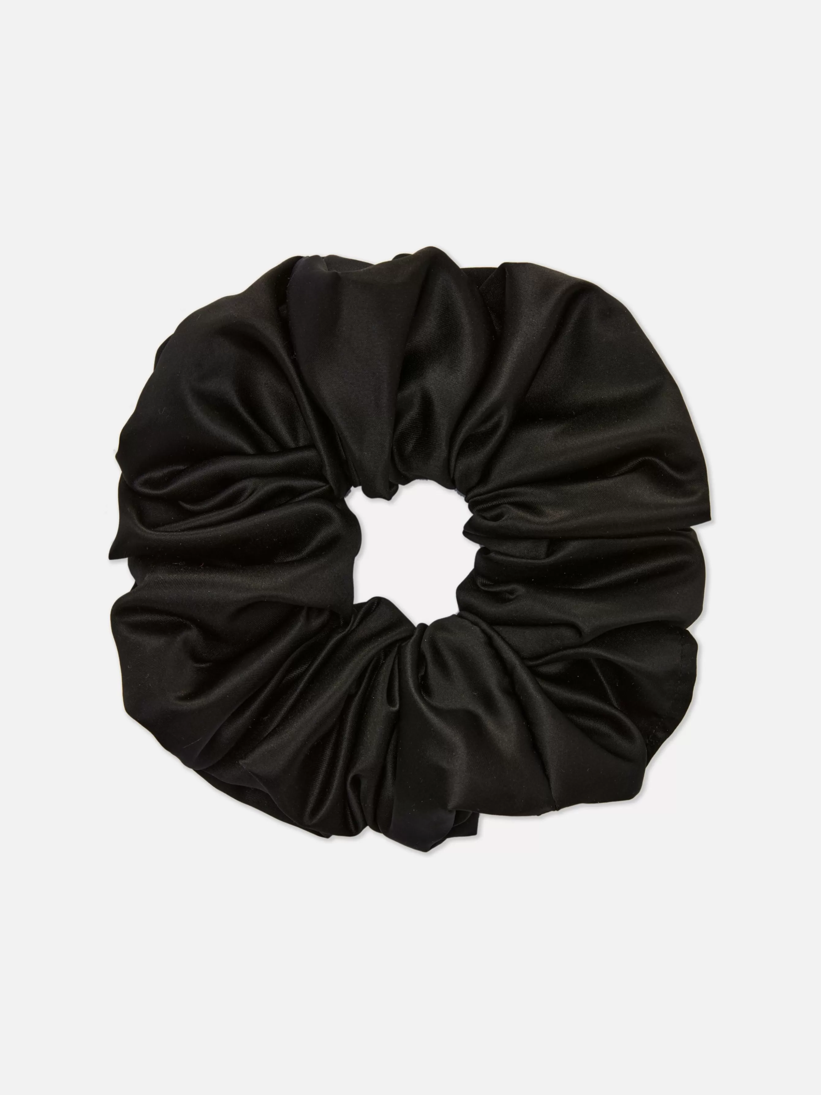 Hot Primark Chouchou Cheveux Large En Satin Noir