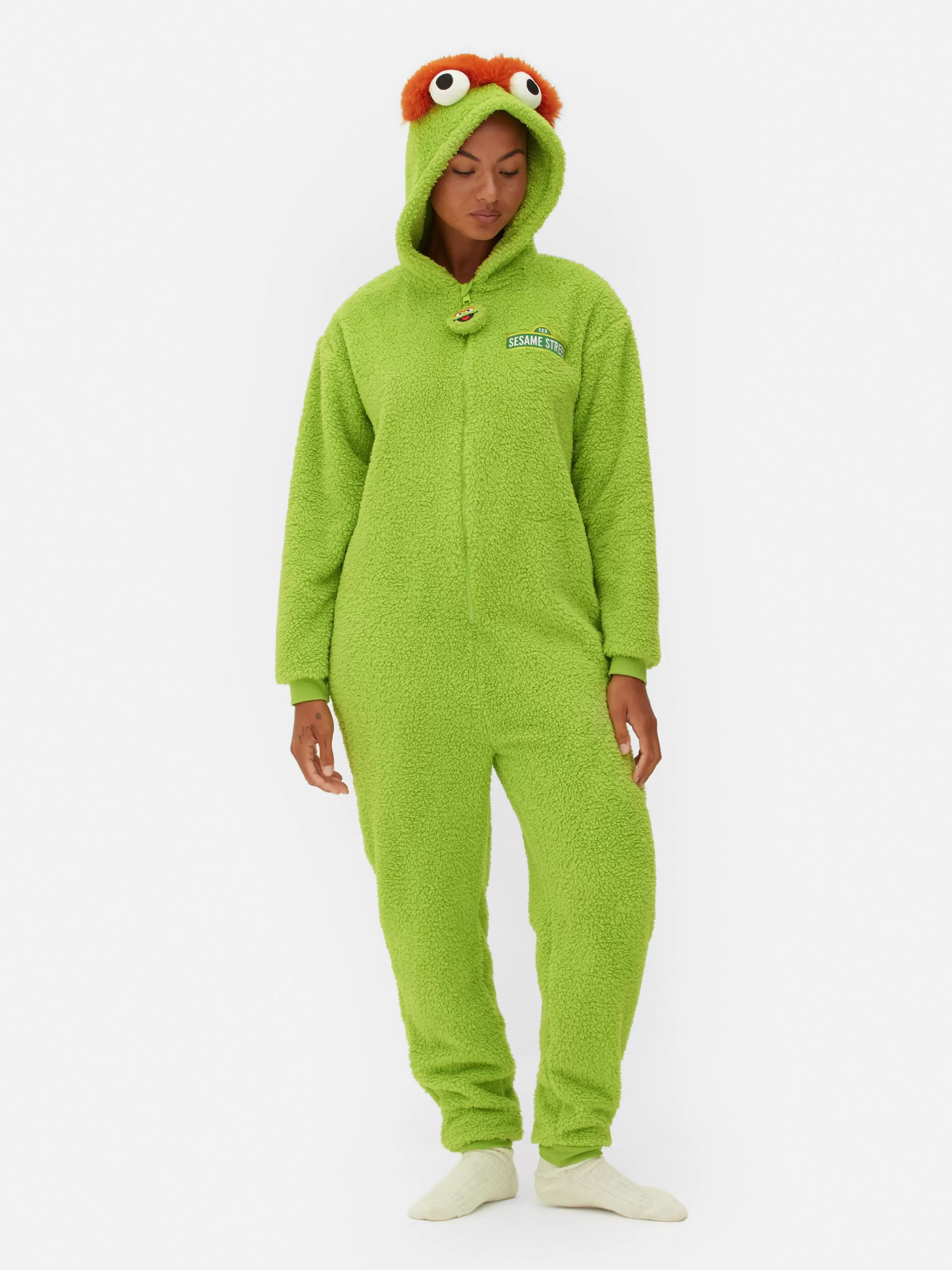 Best Primark Combinaison à Motif Personnage 1, Rue Sésame Pour Femme Vert