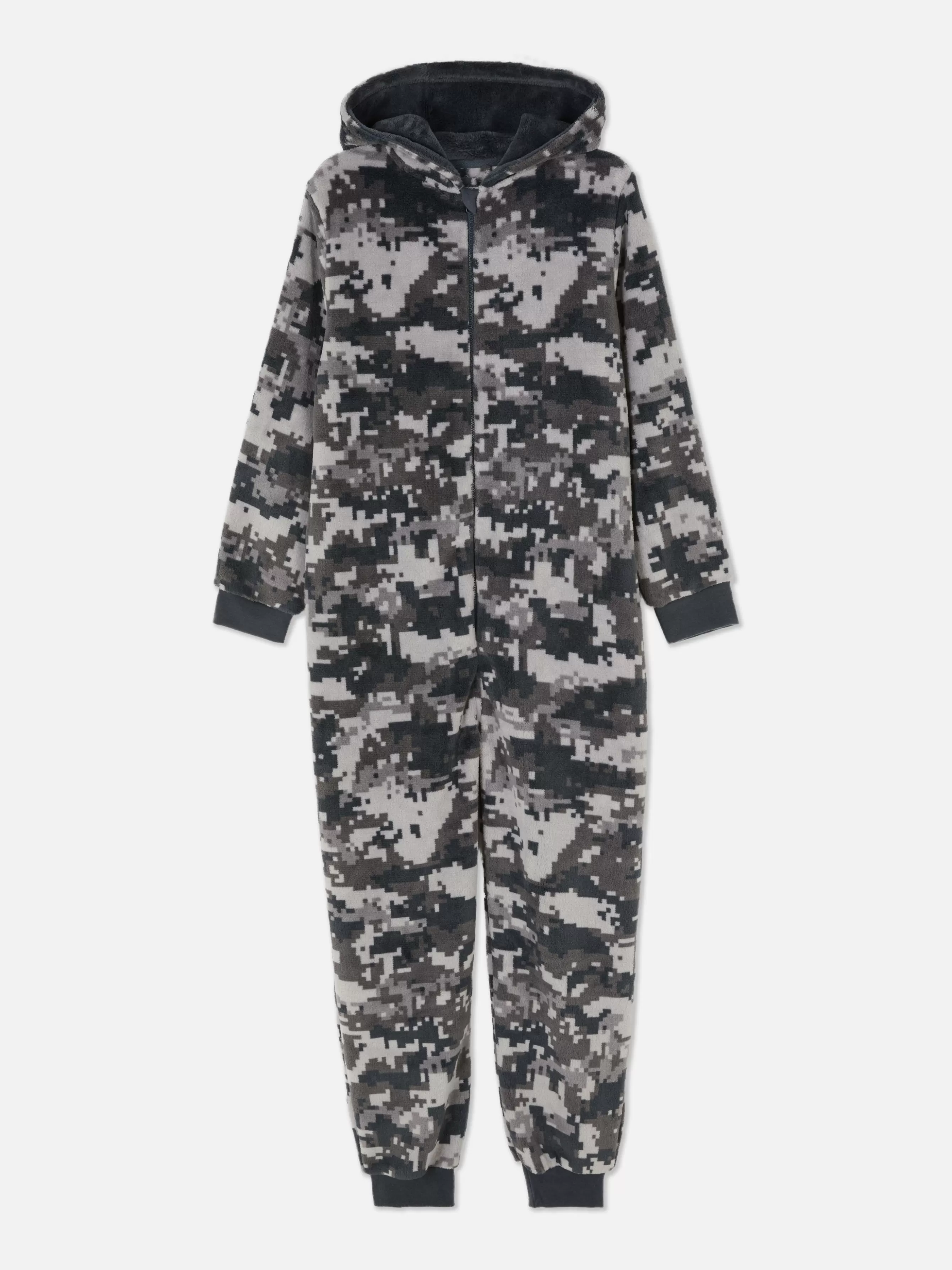 Cheap Primark Combinaison Camouflage Zippée Gris