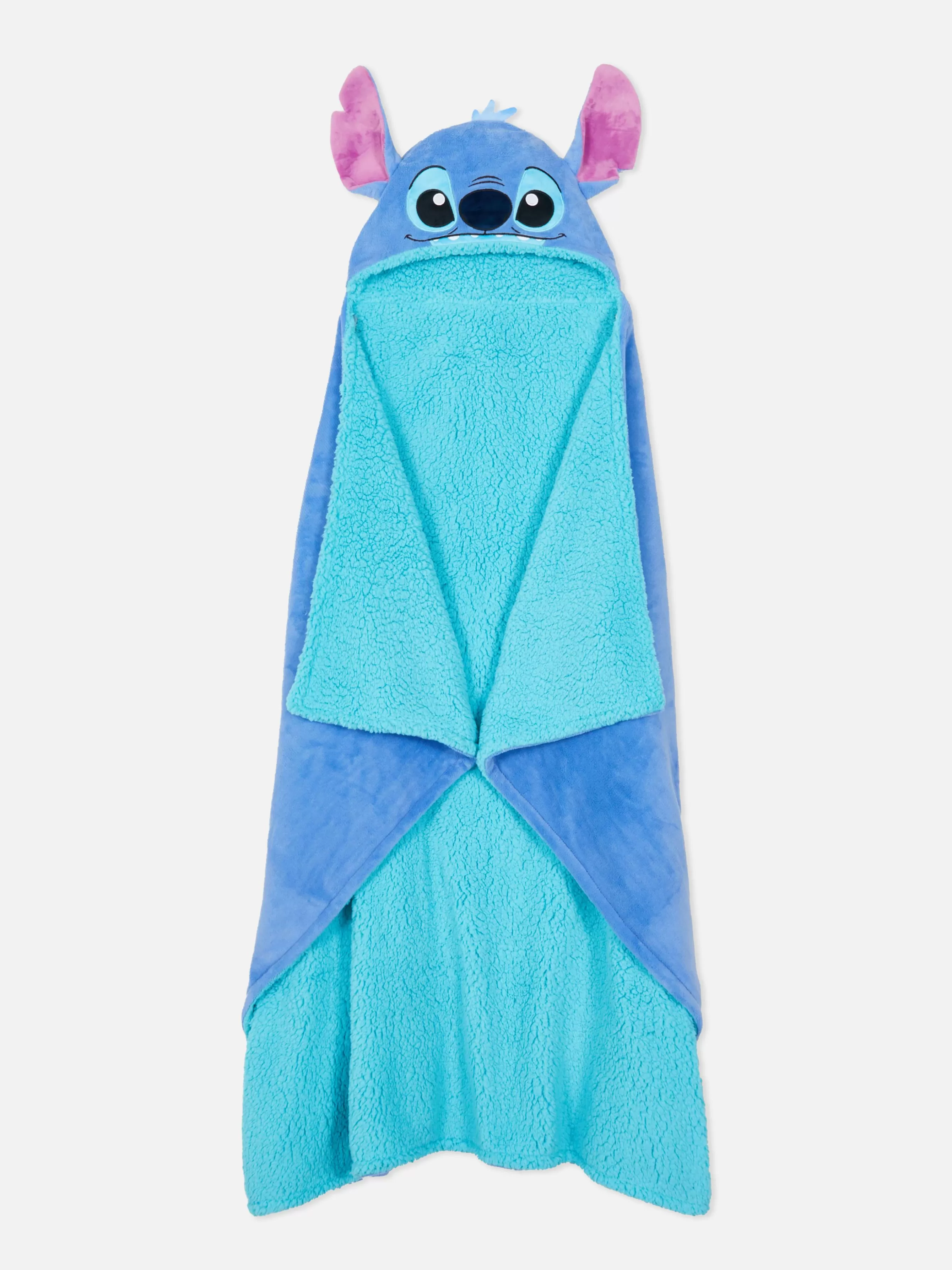 New Primark Couverture à Capuche Disney Lilo & Stitch Bleu