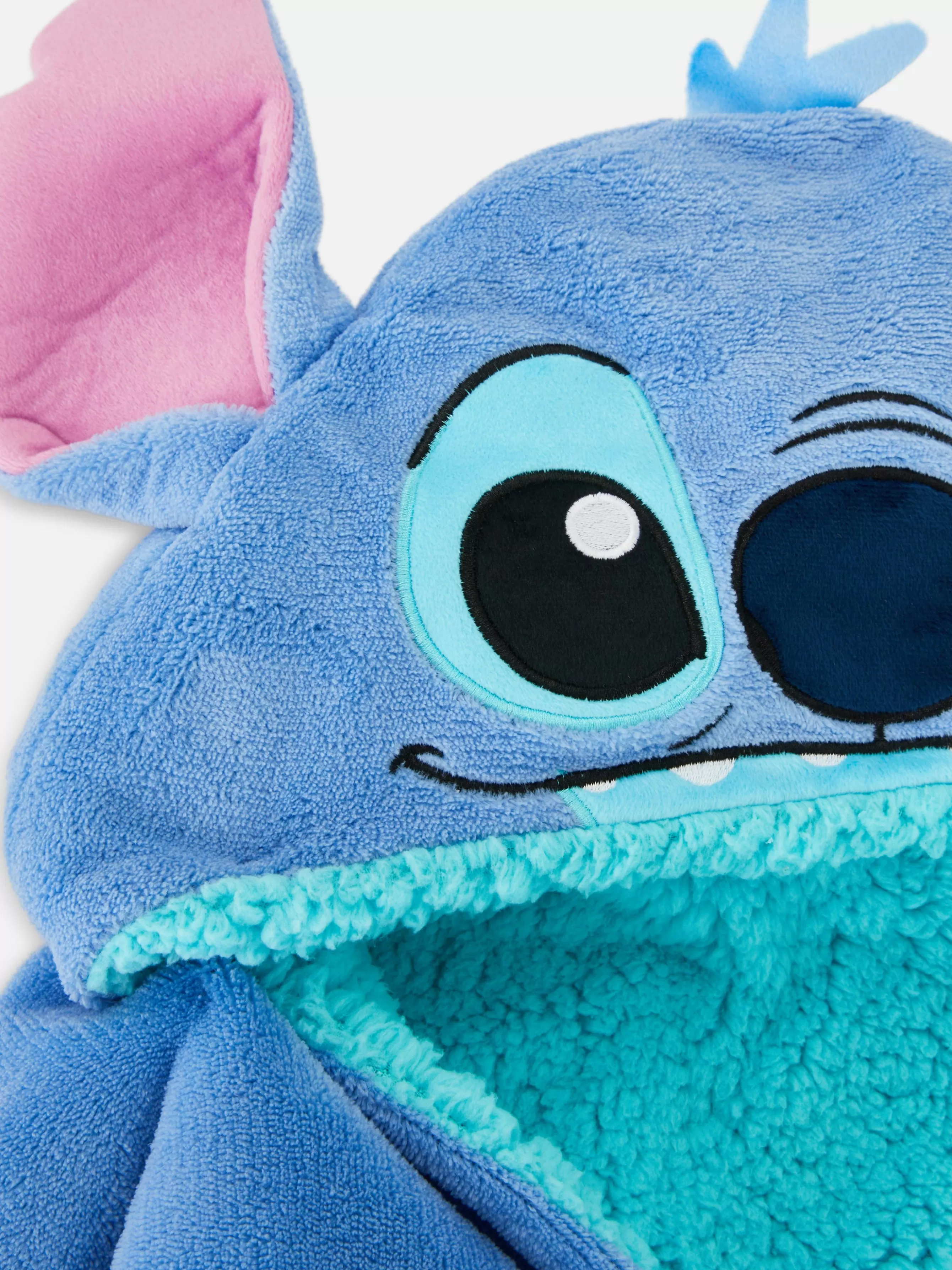 New Primark Couverture à Capuche Disney Lilo & Stitch Bleu