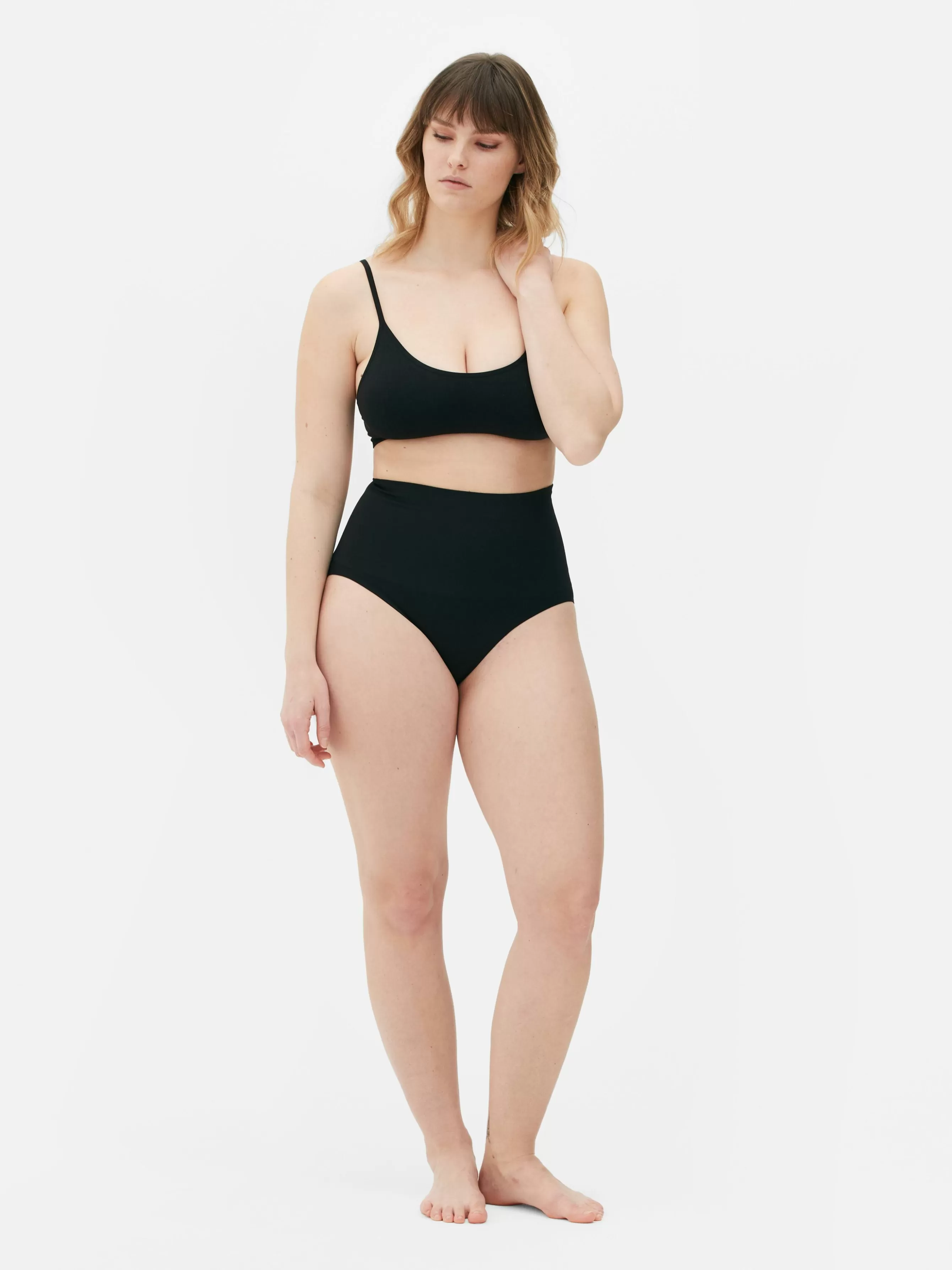 Discount Primark Culotte Gainante Taille Haute Sans Couture Noir