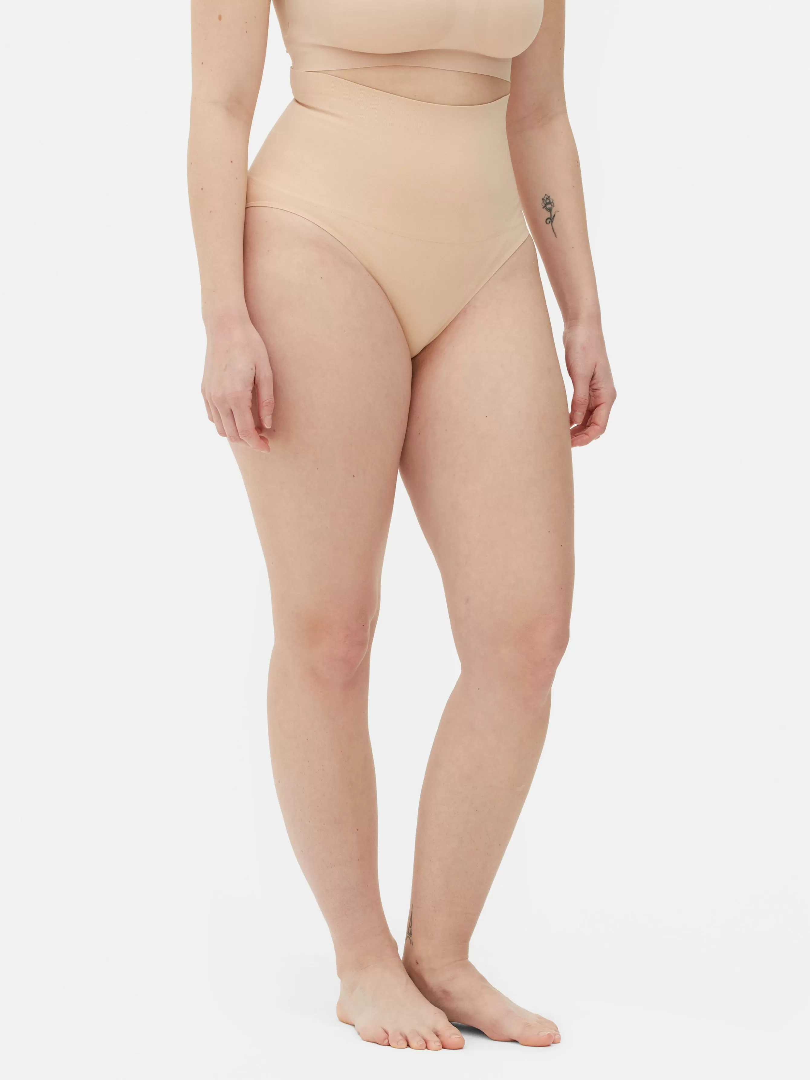 Store Primark Culotte Gainante Taille Haute Sans Couture Taupe