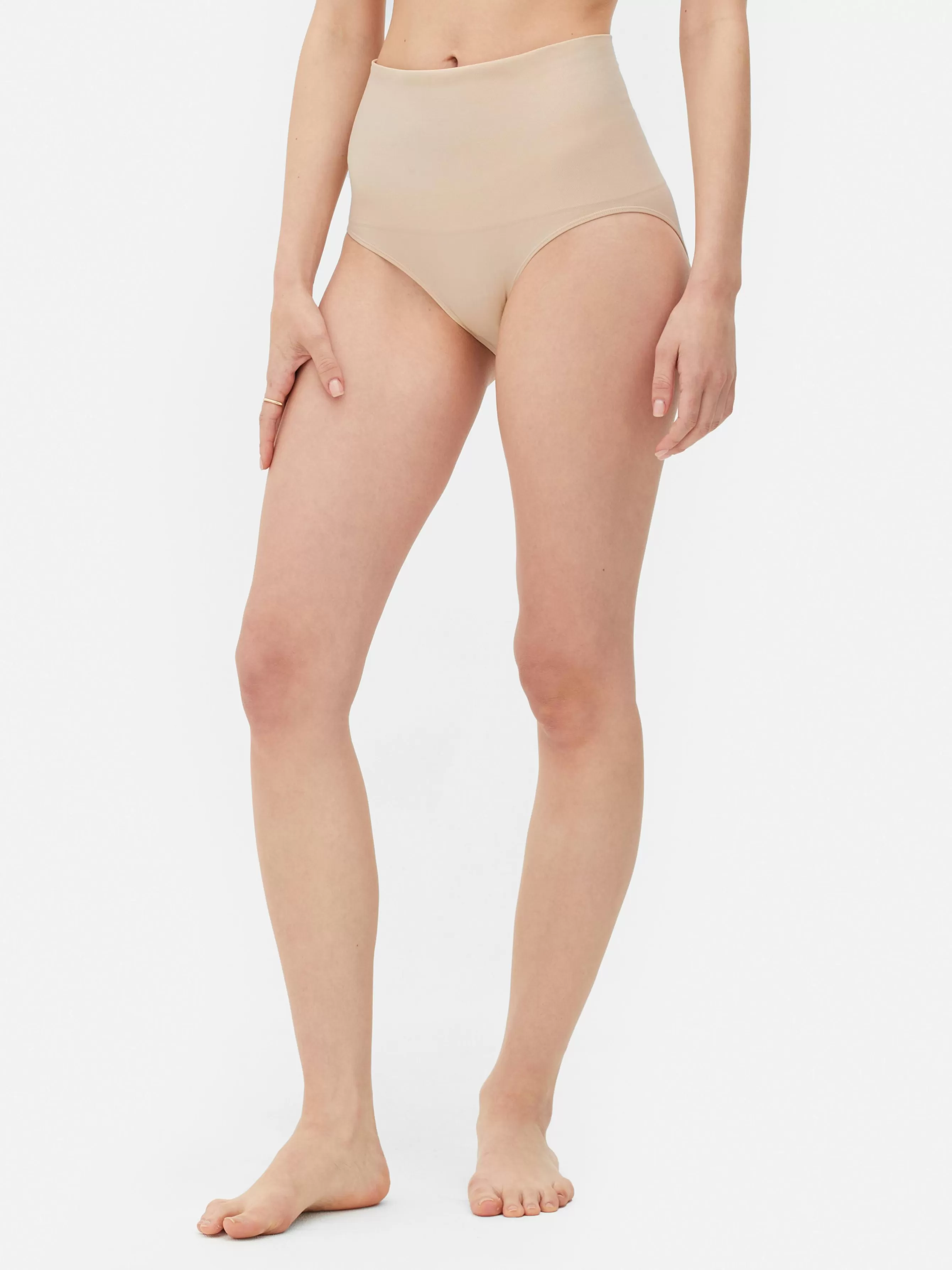 Online Primark Culotte Taille Haute Amincissante Sans Coutures Taupe