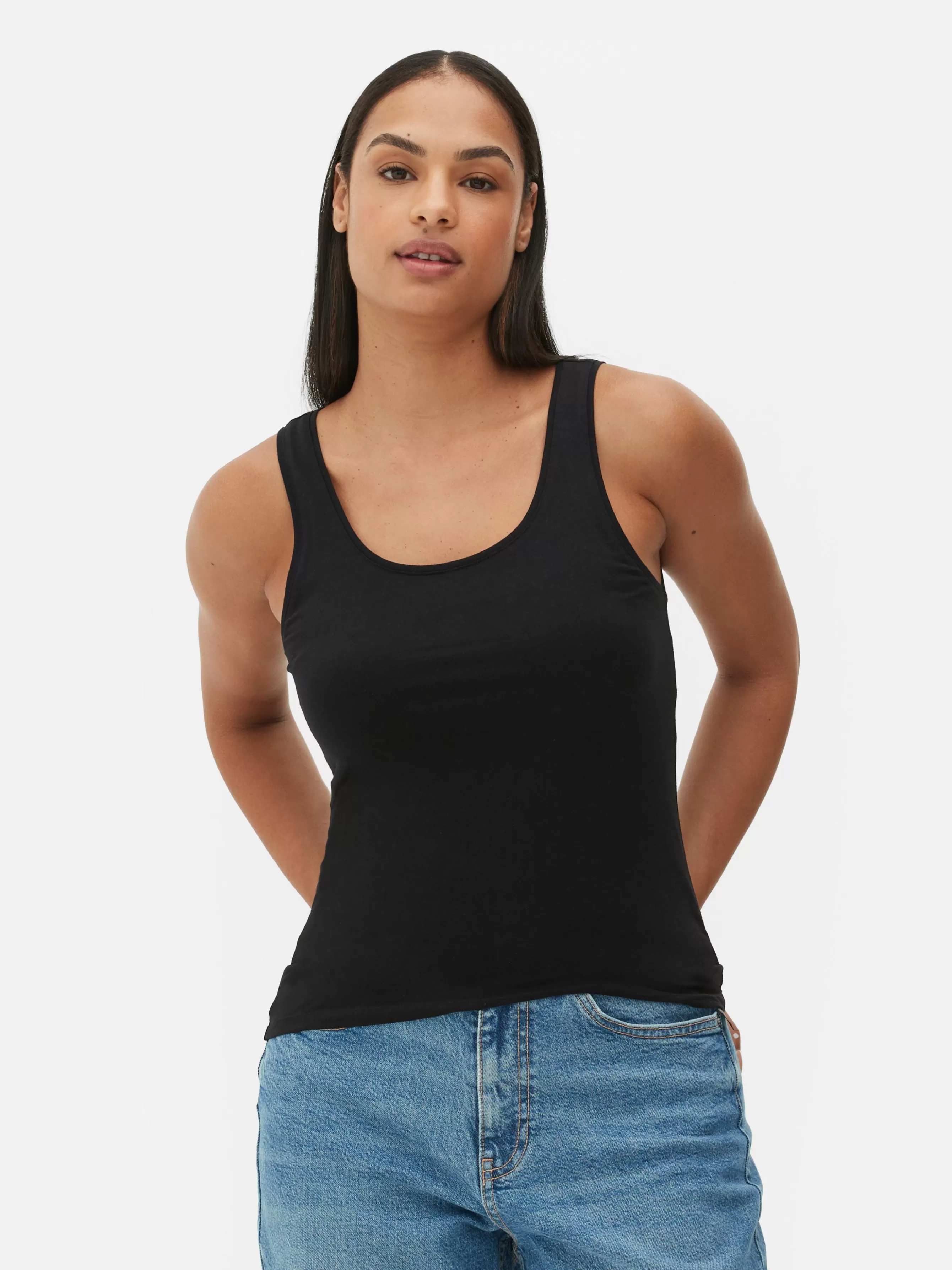 Best Sale Primark Débardeur Stretch Essential Noir