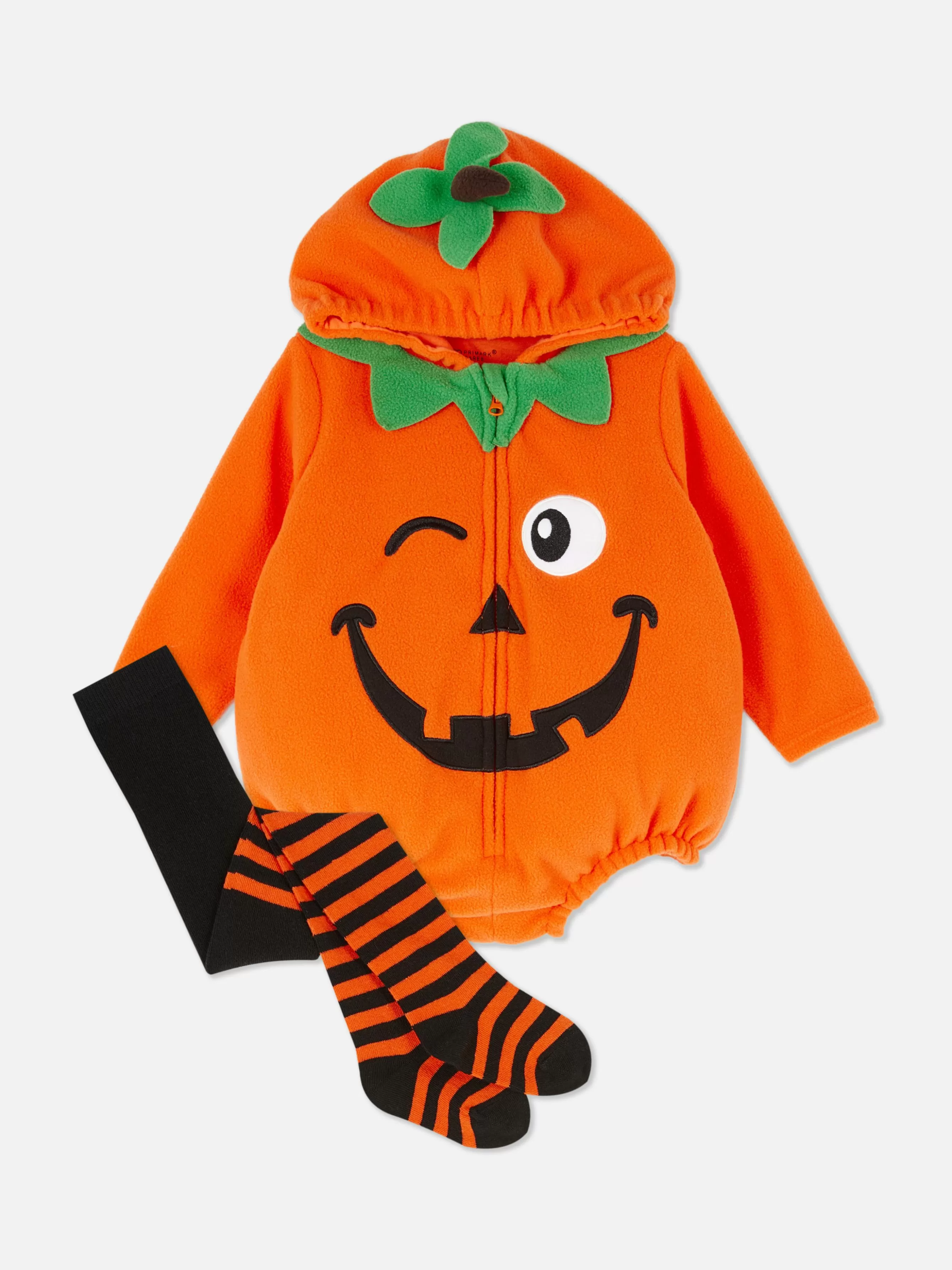 Fashion Primark Déguisement Citrouille Duveteux D'Halloween Orange