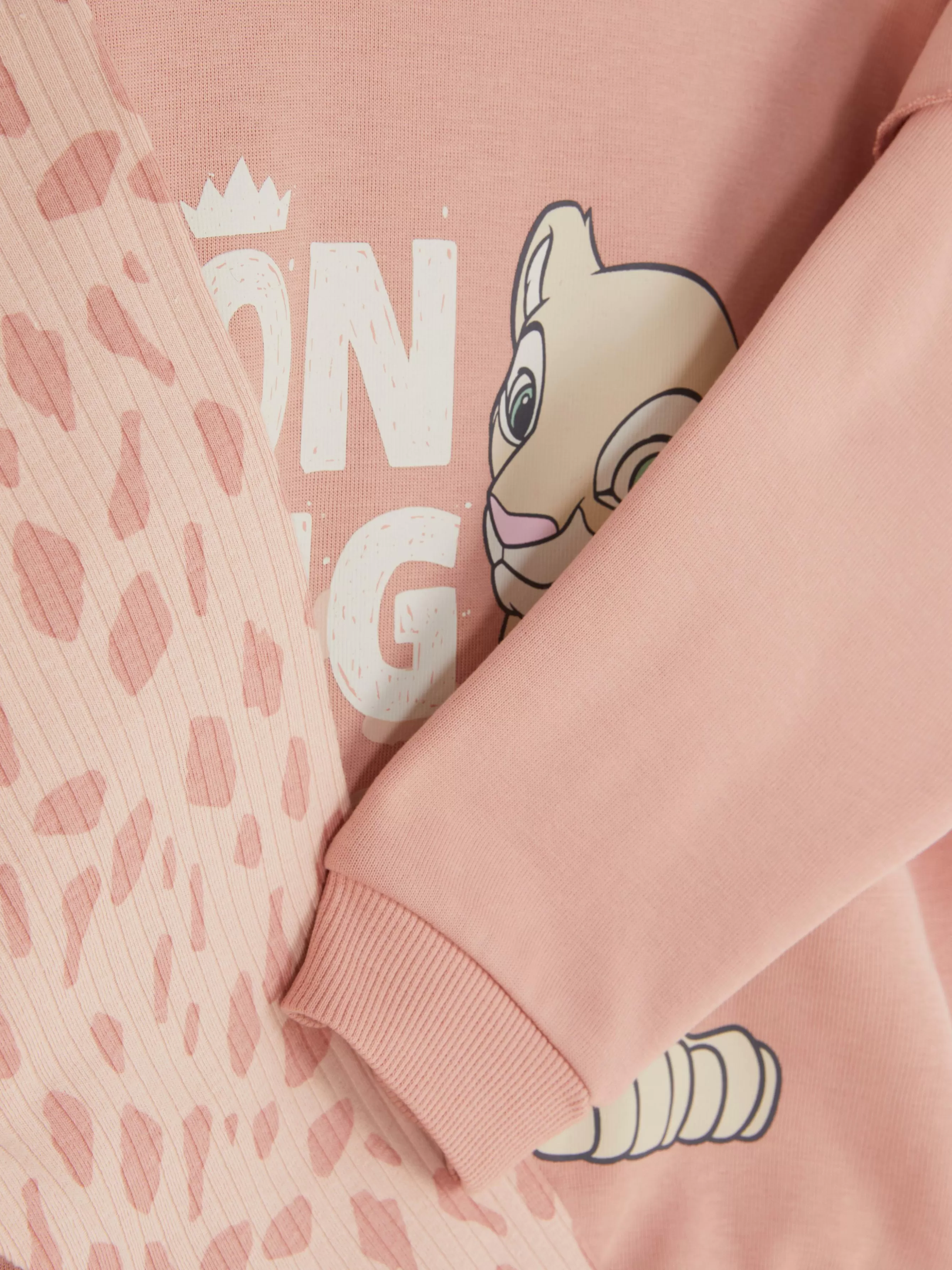 Hot Primark Ensemble Col Ras-du-cou Et Legging 30e Anniversaire Disney Le Roi Lion Nala Rose