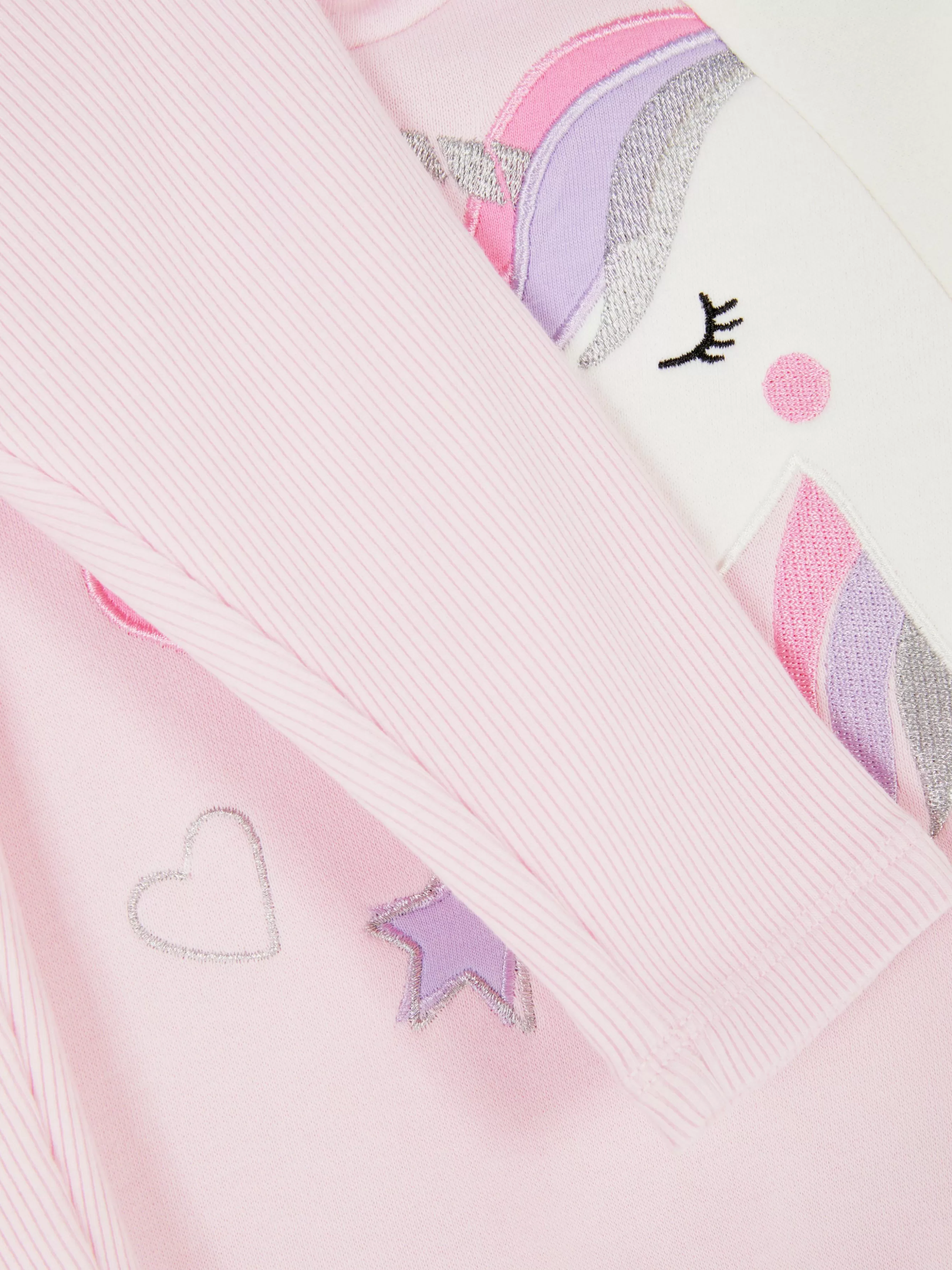 Cheap Primark Ensemble Coordonné Sweat à Capuche Et Legging Licorne Rose