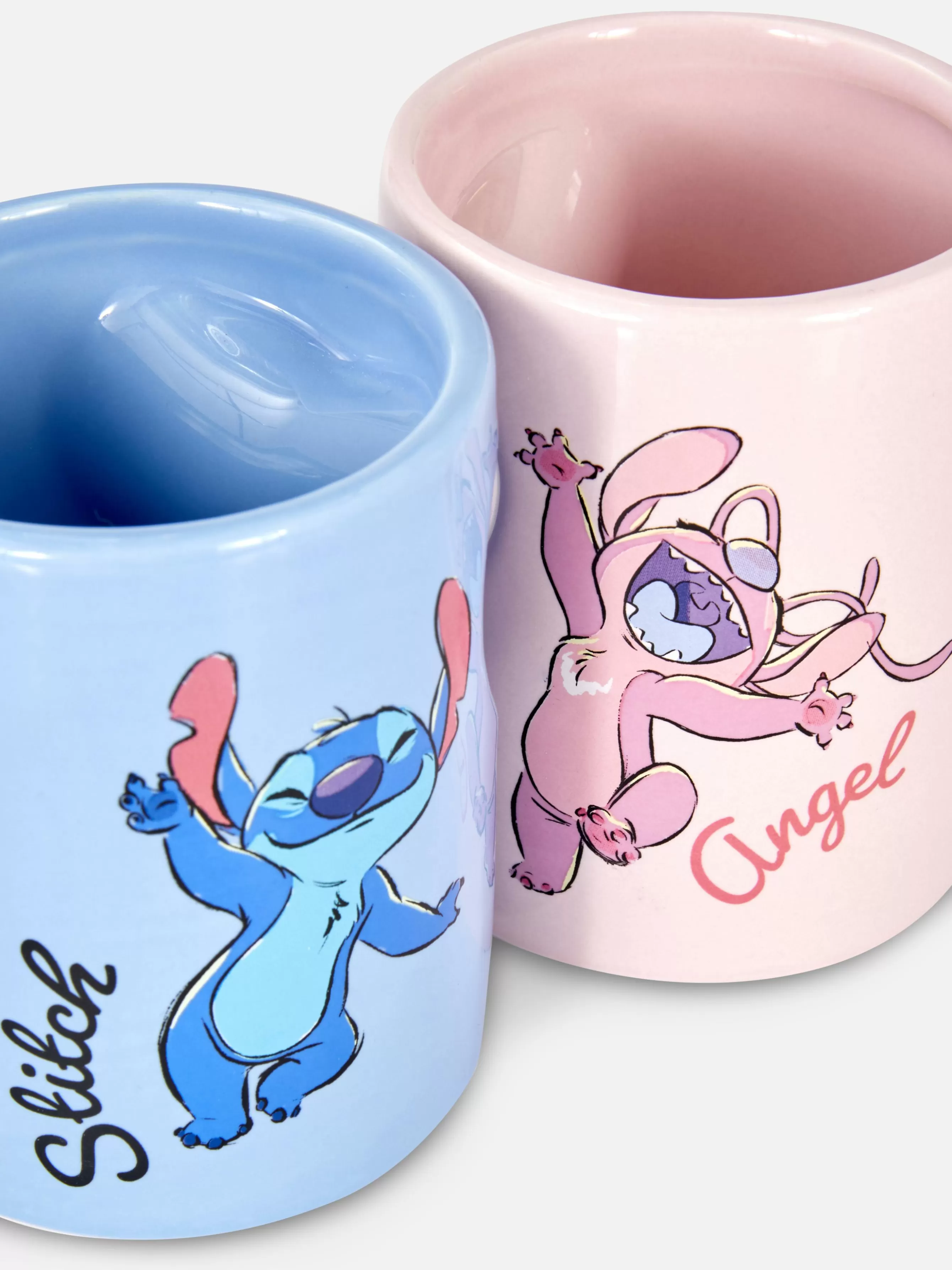 Sale Primark Ensemble De Mugs En Cœur Disney Stitch & Angel Multicolore