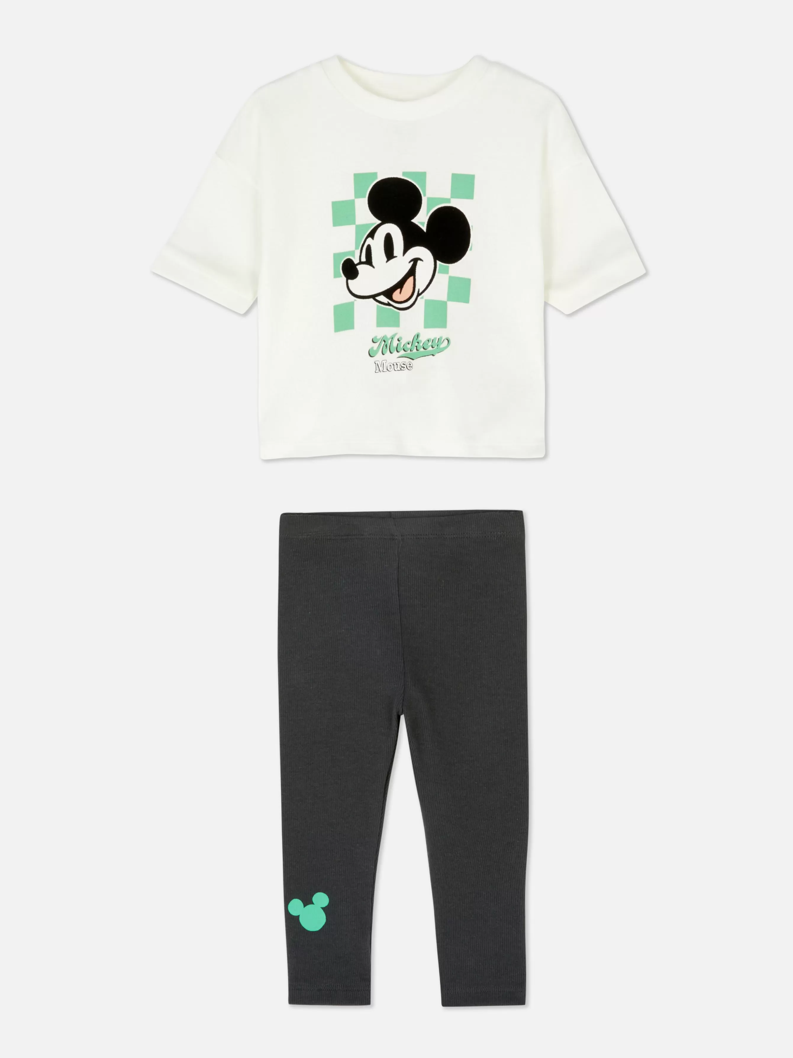 Hot Primark Ensemble D'intérieur Disney Mickey Mouse Vert