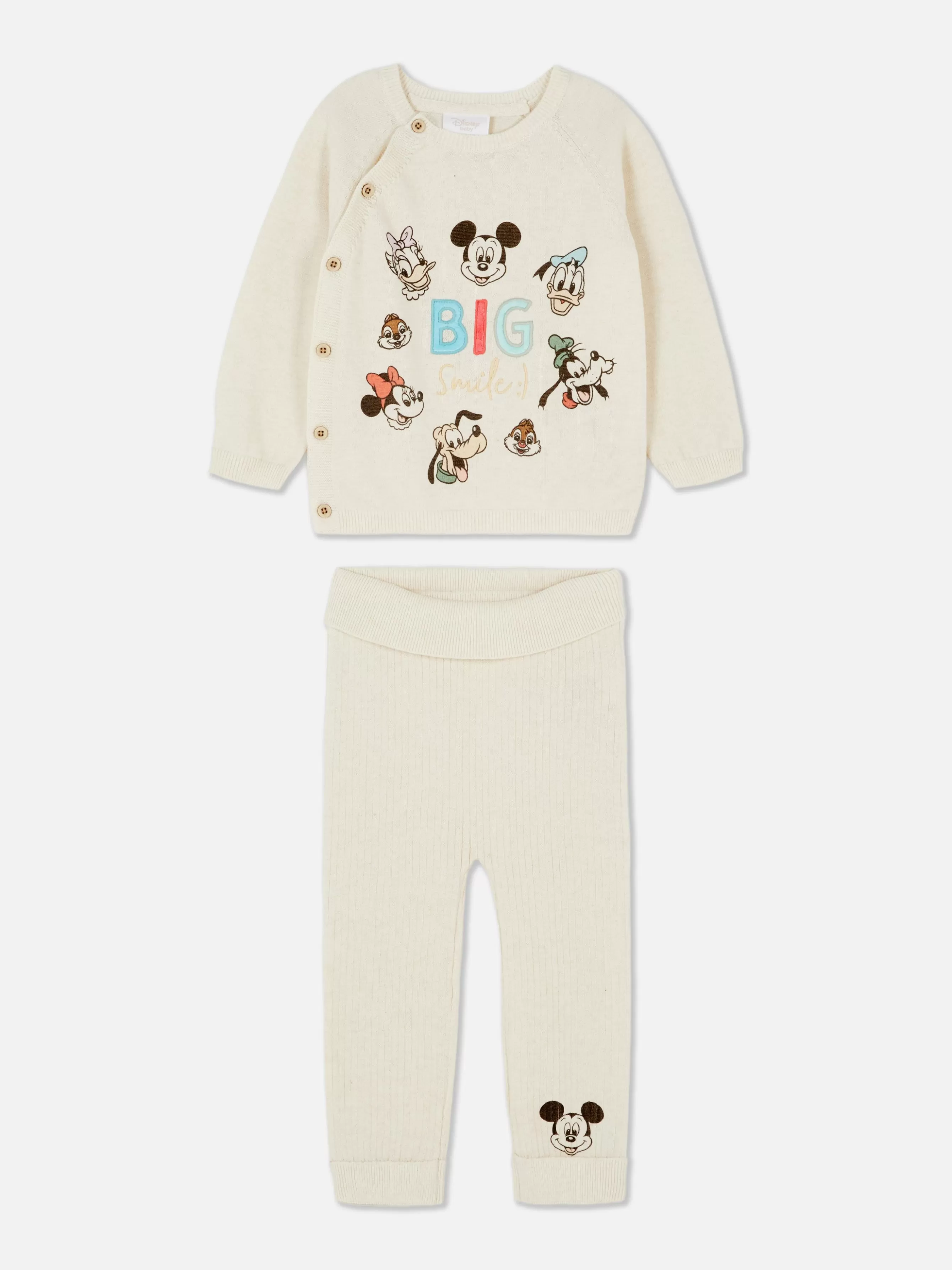 Hot Primark Ensemble D'intérieur Disney Mickey Mouse Et Ses Amis Blanc