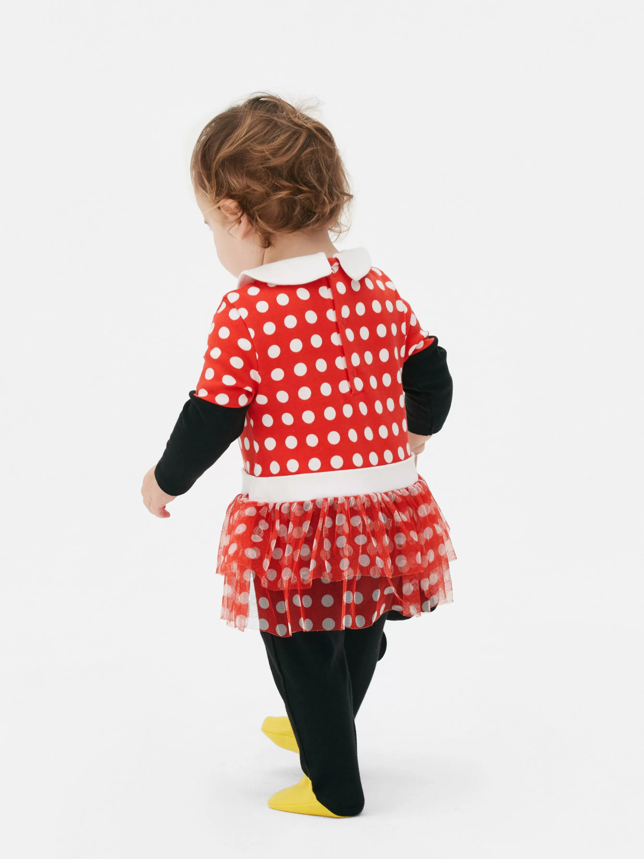 Online Primark Ensemble Grenouillère Et Bonnet Disney Minnie Mouse Rouge