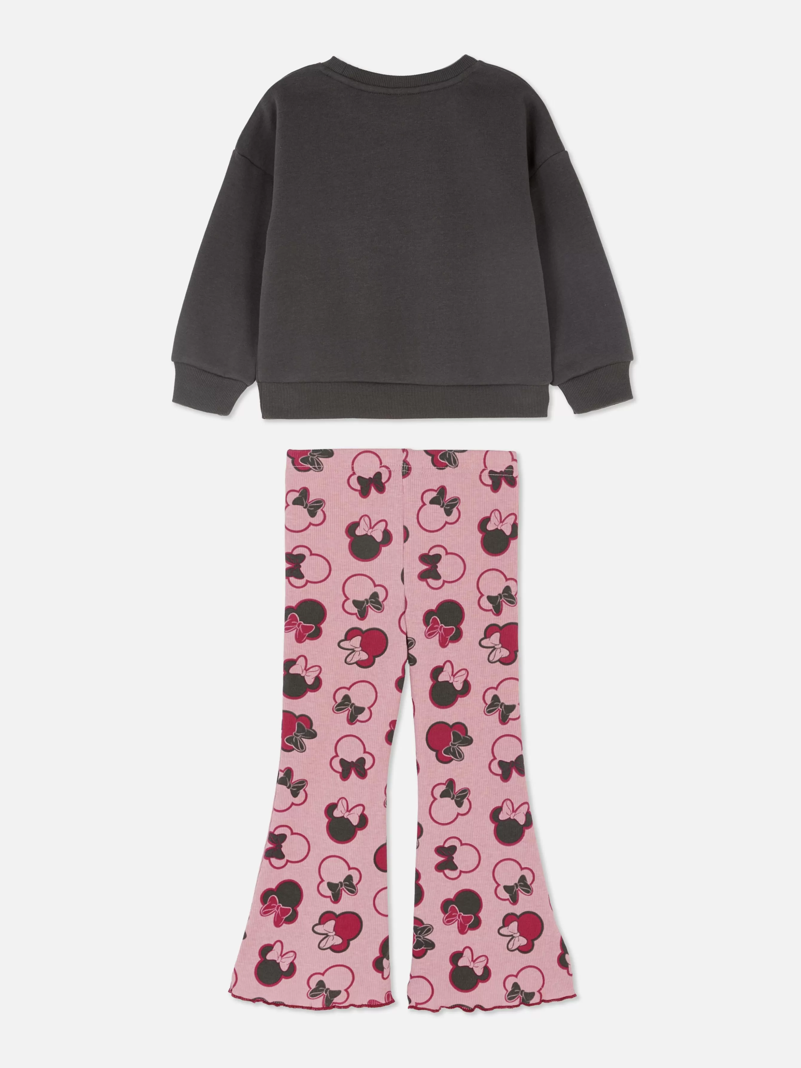 Clearance Primark Ensemble Haut à Col Ras-du-cou Et Legging Disney Minnie Mouse Anthracite