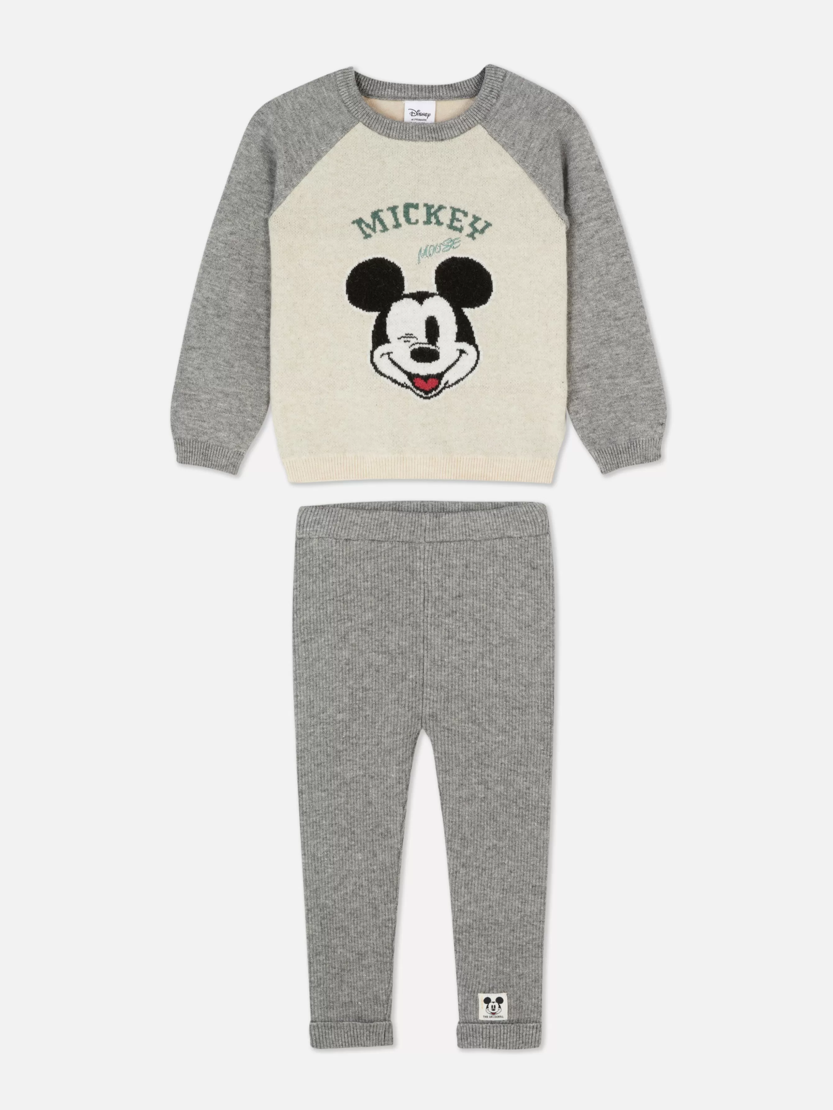 Online Primark Ensemble Pull Et Legging En Tricot à Coordonner Disney Mickey Mouse Gris