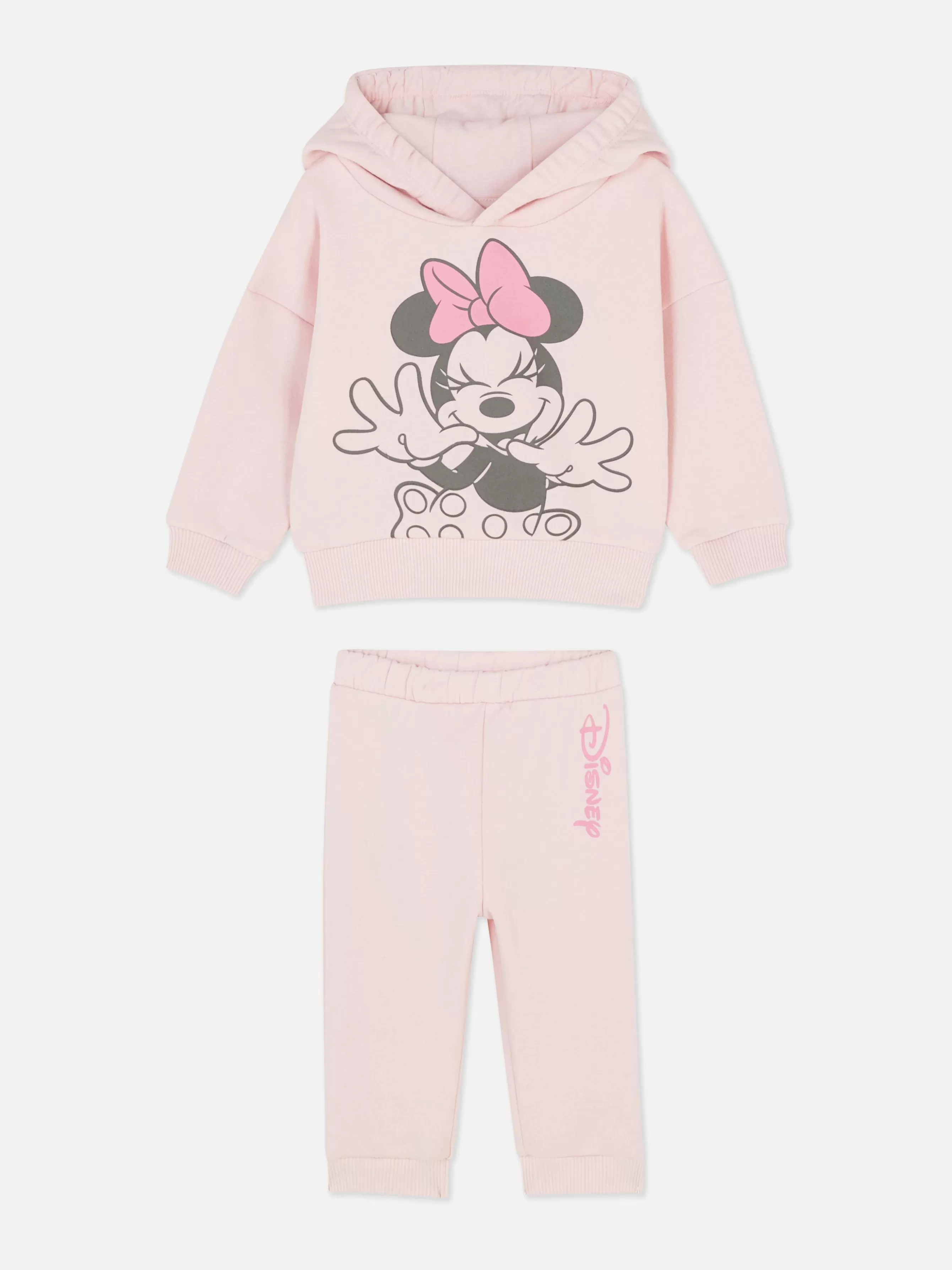 Sale Primark Ensemble Sweat à Capuche Et Bas De Jogging Disney Minnie Mouse Rose