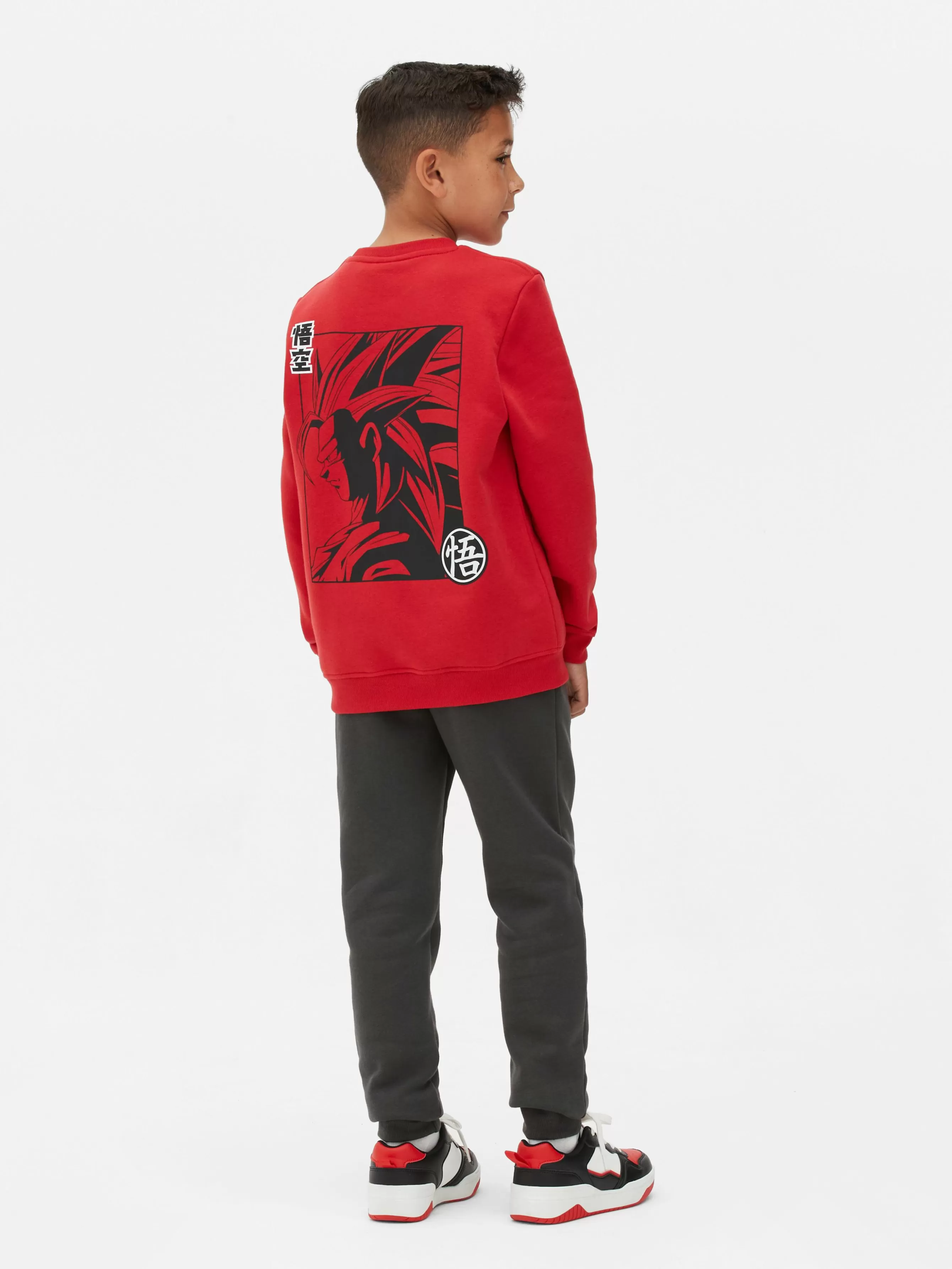 Clearance Primark Ensemble Sweat-shirt Et Bas De Jogging Dragon Ball Z Goku Rouge