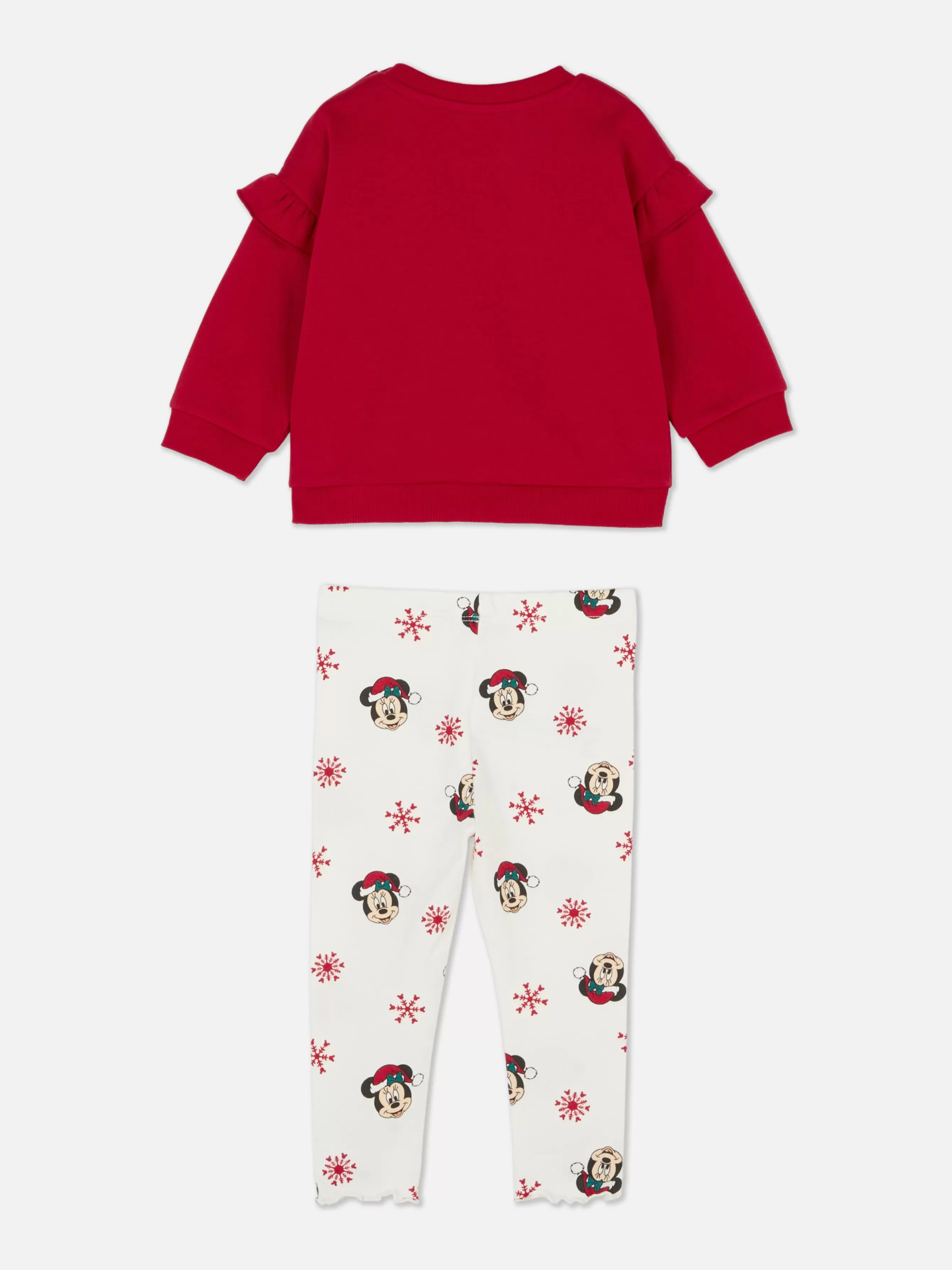 Discount Primark Ensemble Sweat-shirt Et Legging De Noël Disney Minnie Mouse Rouge